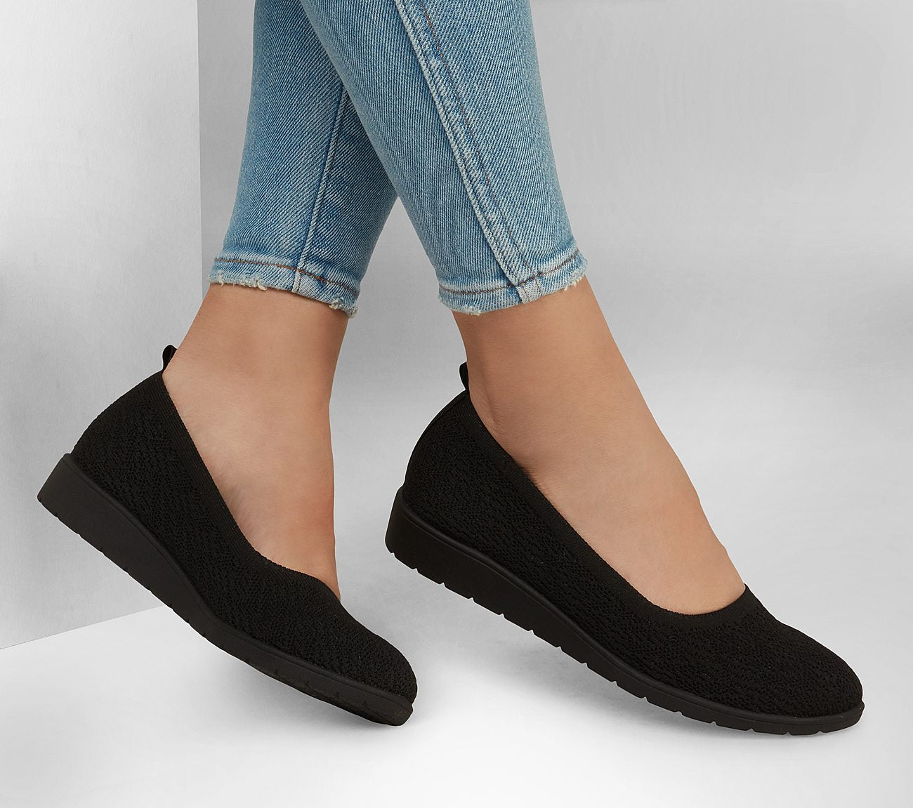 Cleo Flex Wedge - Flipside Ballerina Skechers