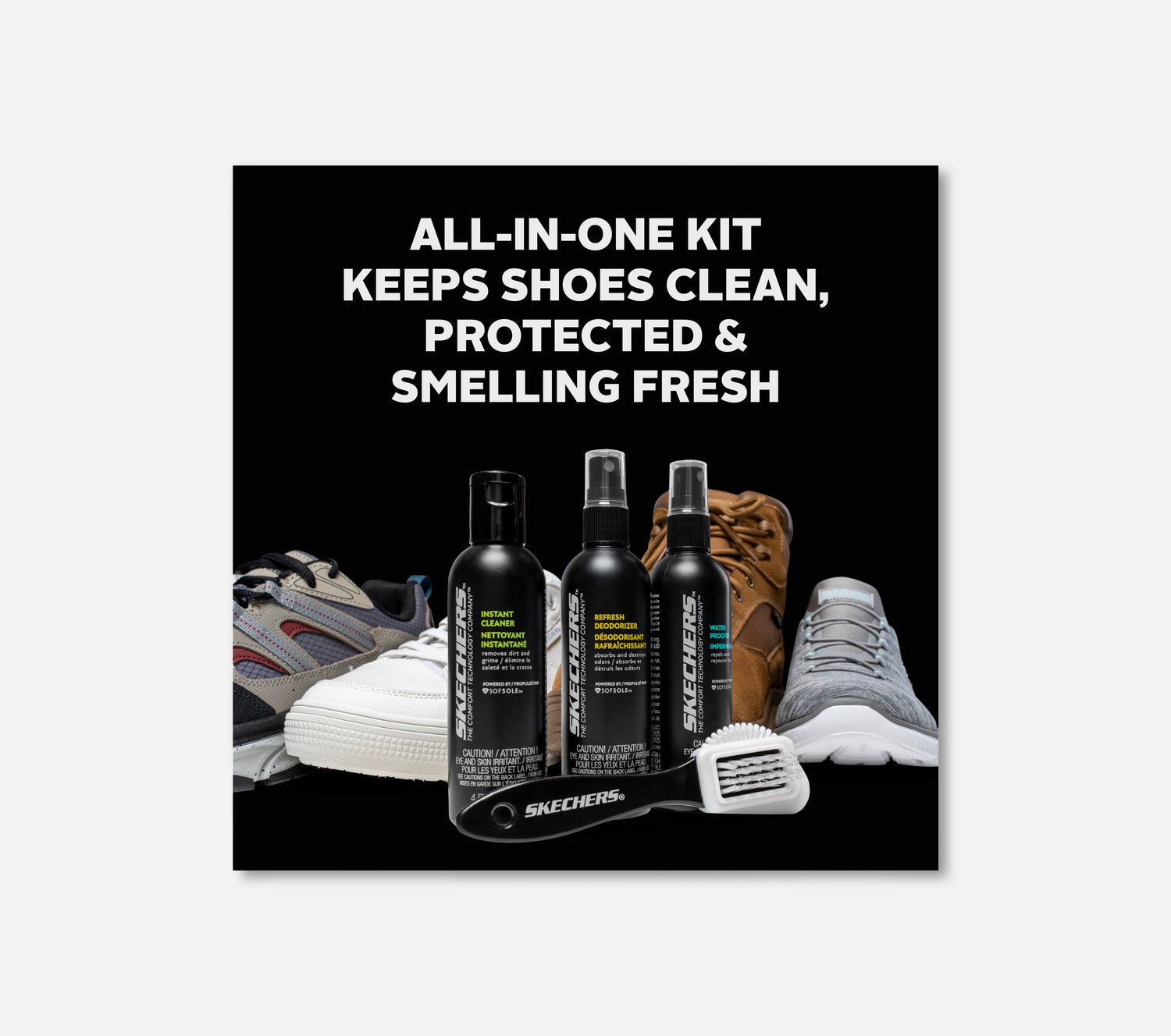 Skoplejesæt Shoe Care Skechers.dk