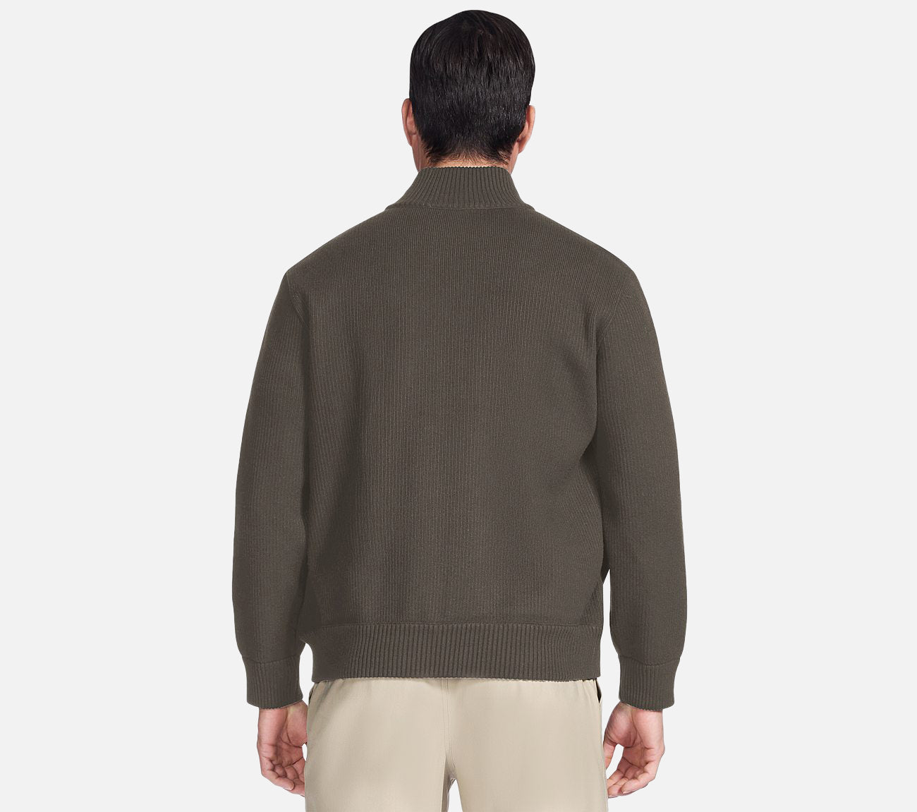 The Hoodless Hoodie - Knit Hybrid Jacket Clothes Skechers.dk