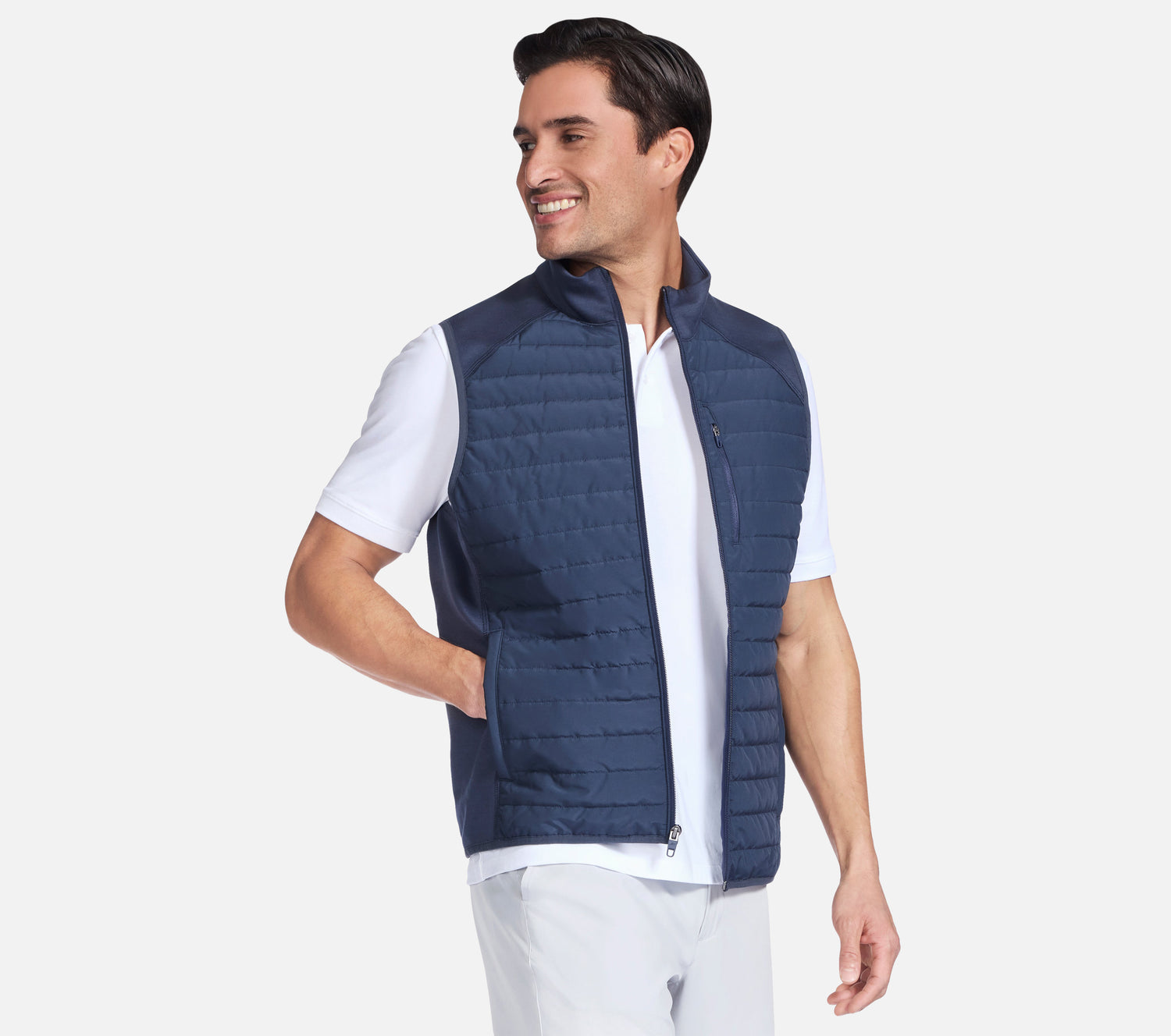 GO SHIELD Cozy Fit Hybrid Vest Clothes Skechers.dk