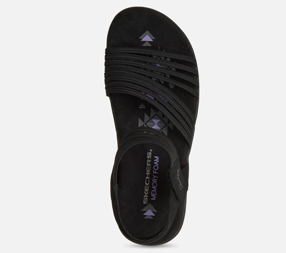 Wide Fit: Reggae Slim - Coffee Run Sandal Skechers.dk