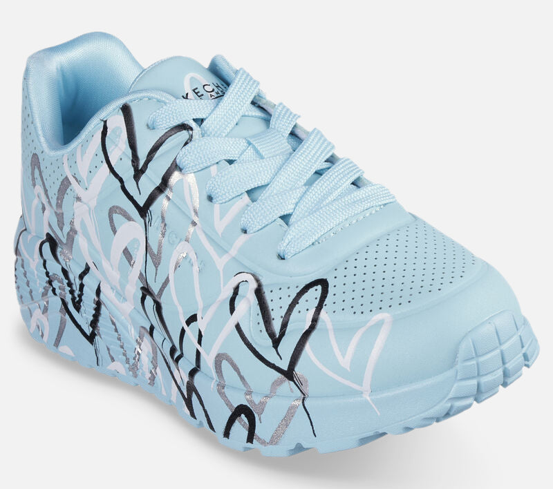 JGoldcrown: Uno Lite - Metallic Love Shoe Skechers.dk