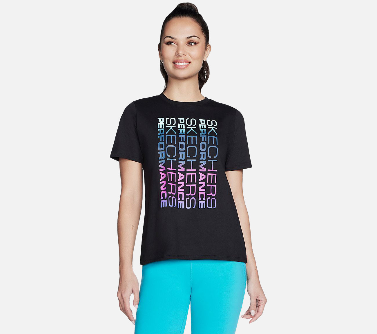 Vibrant Glow Short Sleeve Tee Clothes Skechers.dk