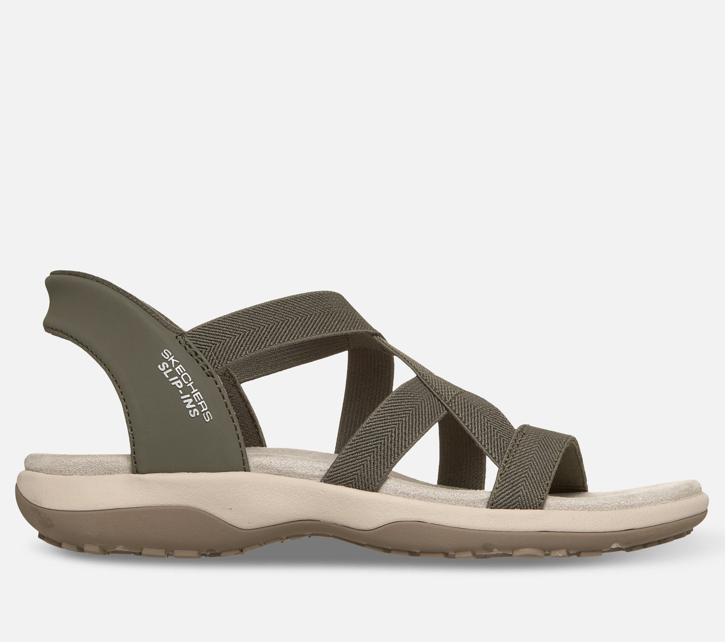 Slip-ins: Reggae Slim - Stretch Flex Sandal Skechers.dk