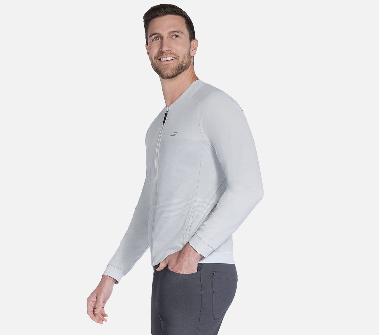 The Hoodless Hoodie Ottoman Jacket Clothes Skechers.dk