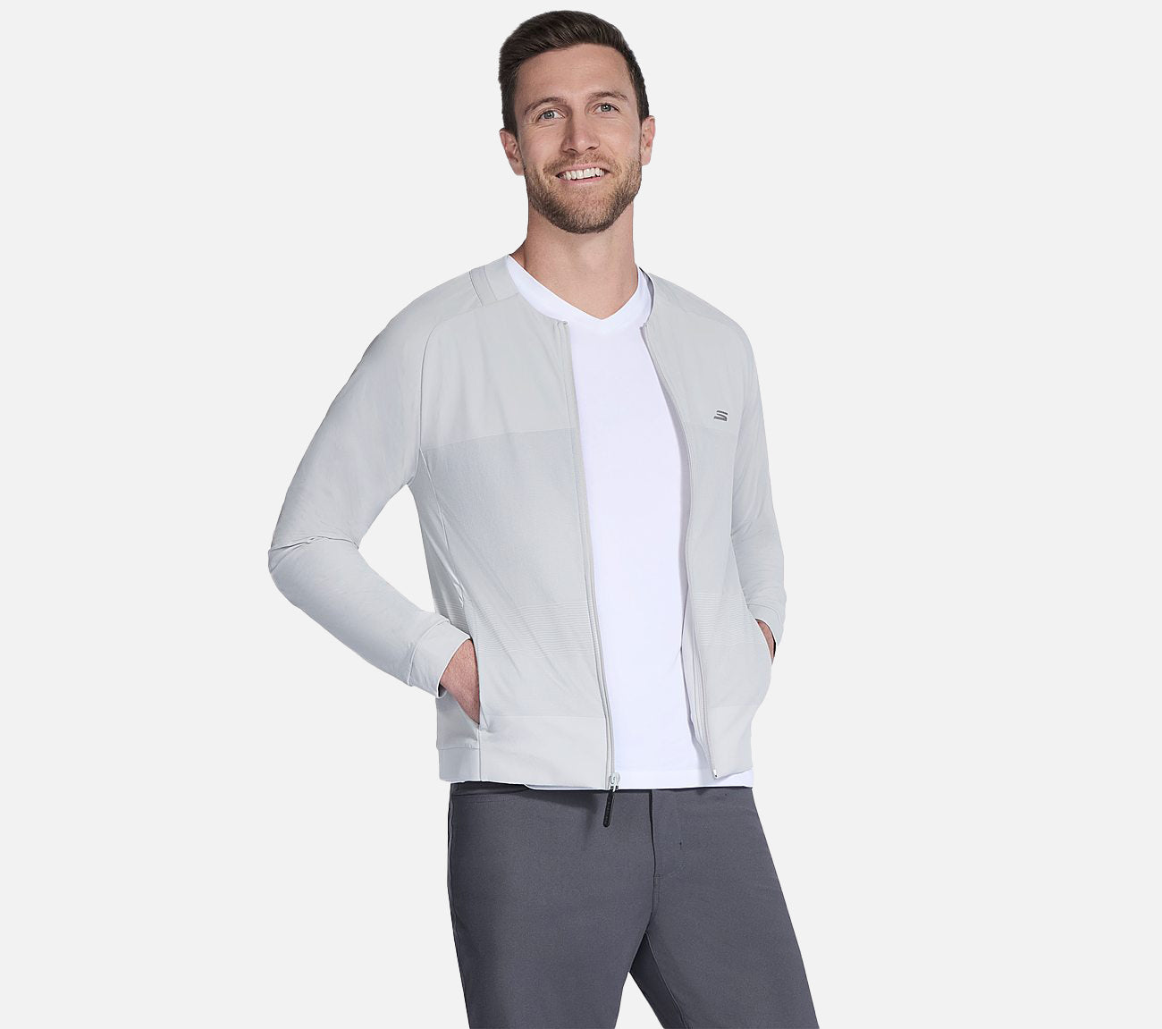 The Hoodless Hoodie Ottoman Jacket Clothes Skechers.dk