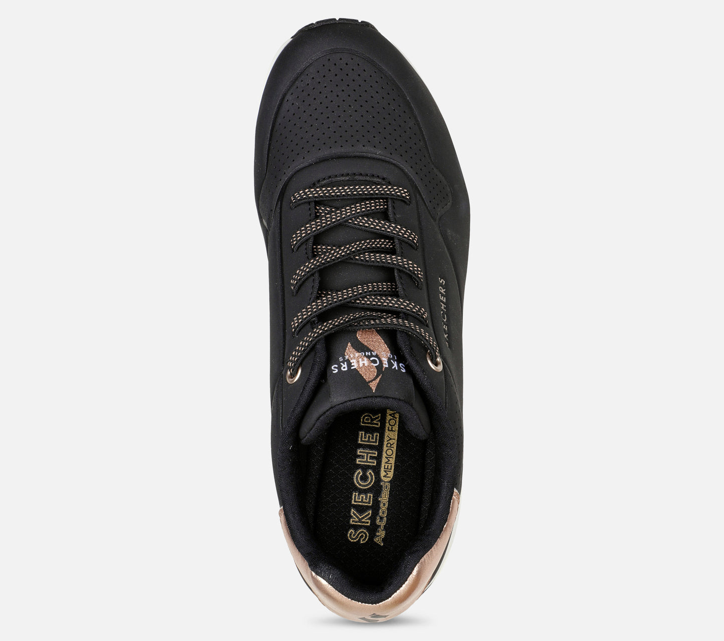 Wide Fit: Uno - Shimmer Away Shoe Skechers.dk