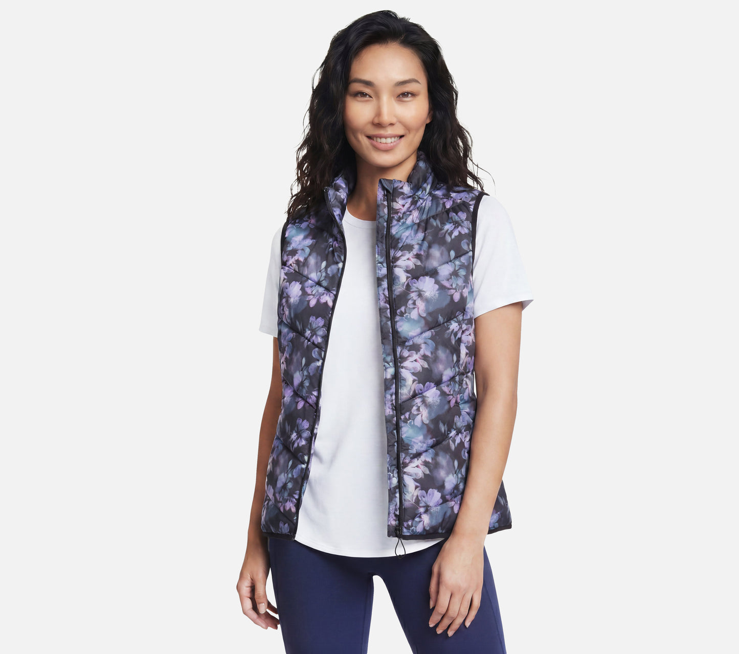 Cozy Fit Printed Vest Clothes Skechers.dk