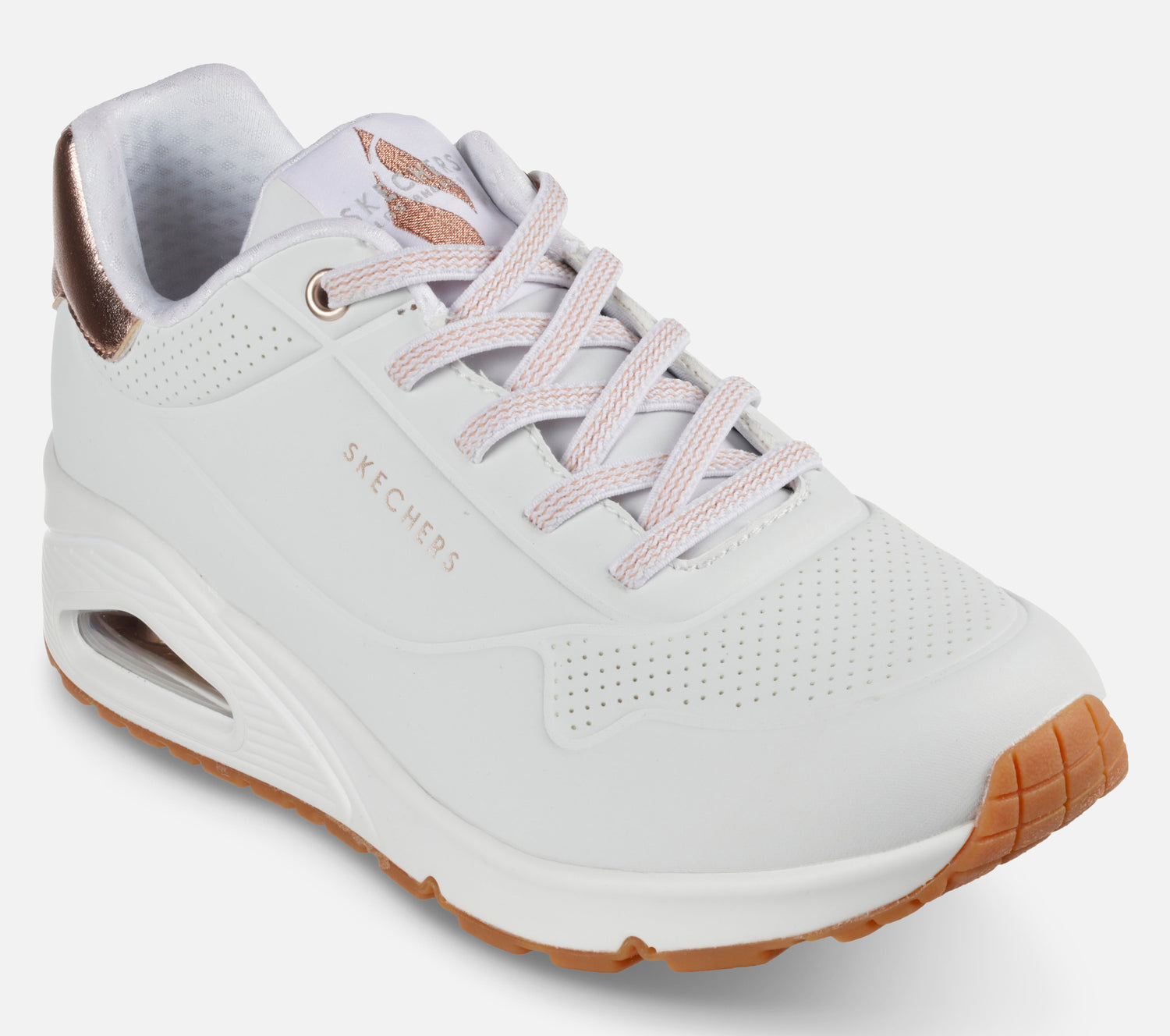 Wide Fit: Uno - Shimmer Away Shoe Skechers.dk