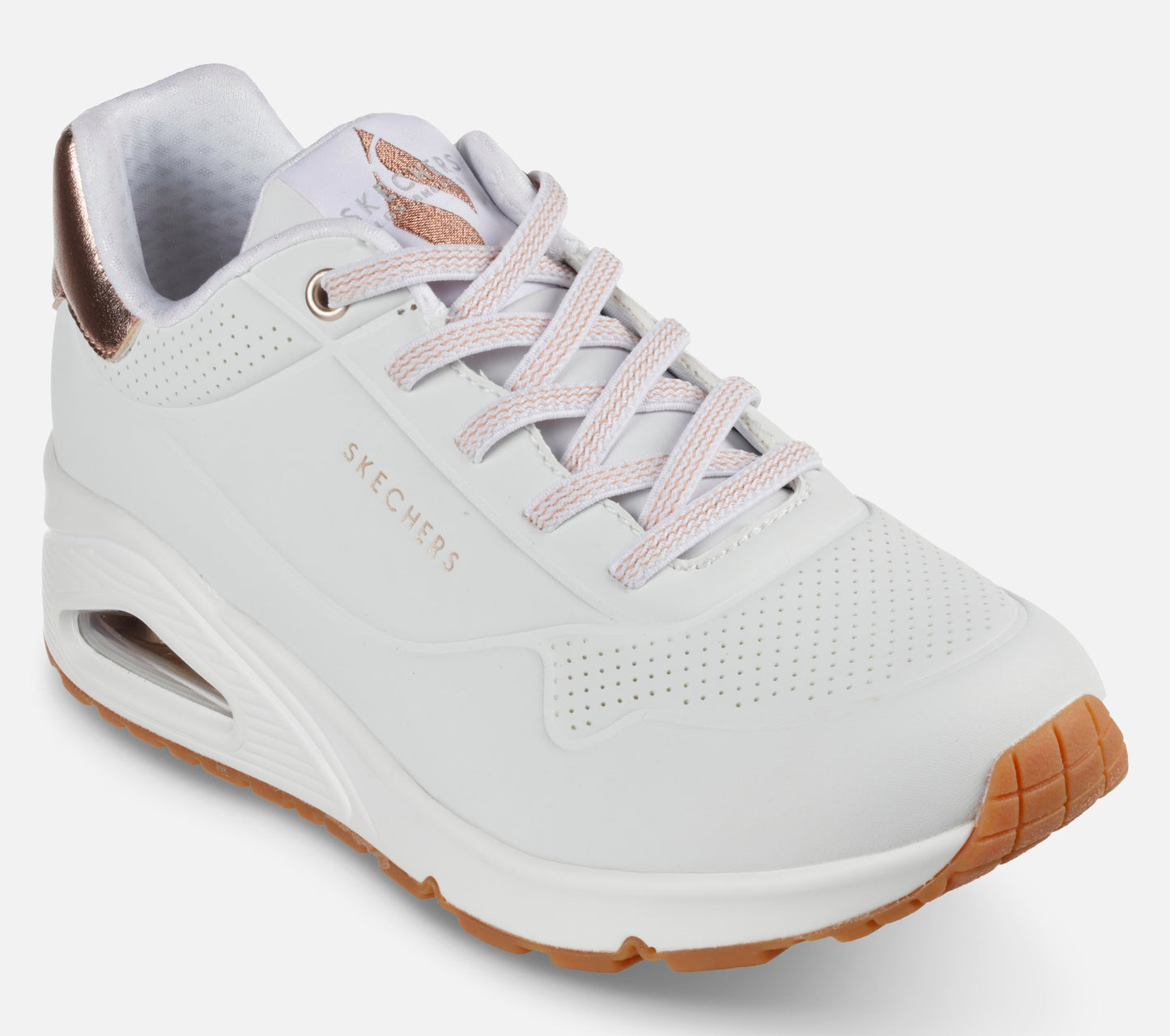 Wide Fit: Uno - Shimmer Away Shoe Skechers.dk