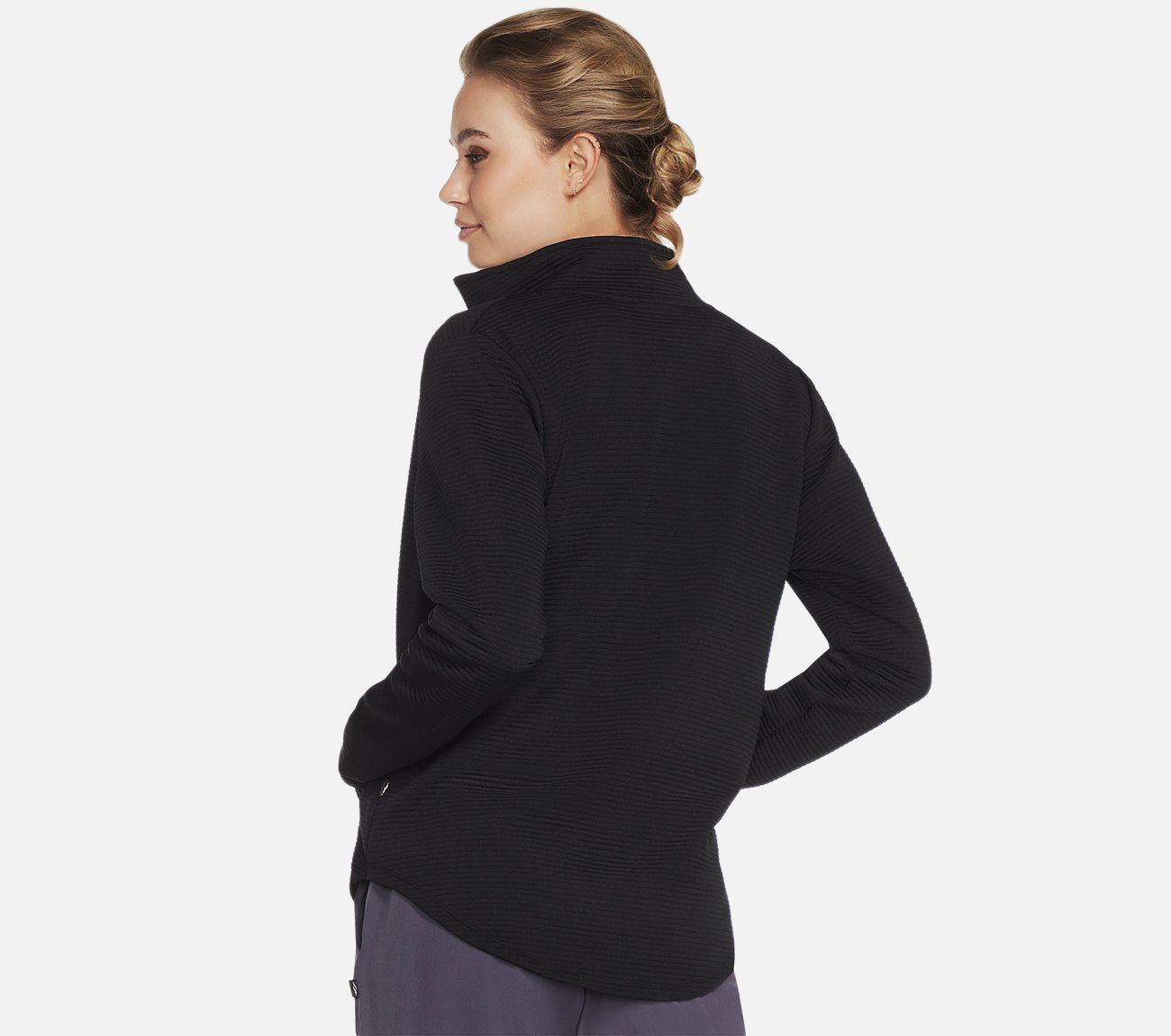 The Hoodless Hoodie GO WALK Shine Jacket Clothes Skechers.dk