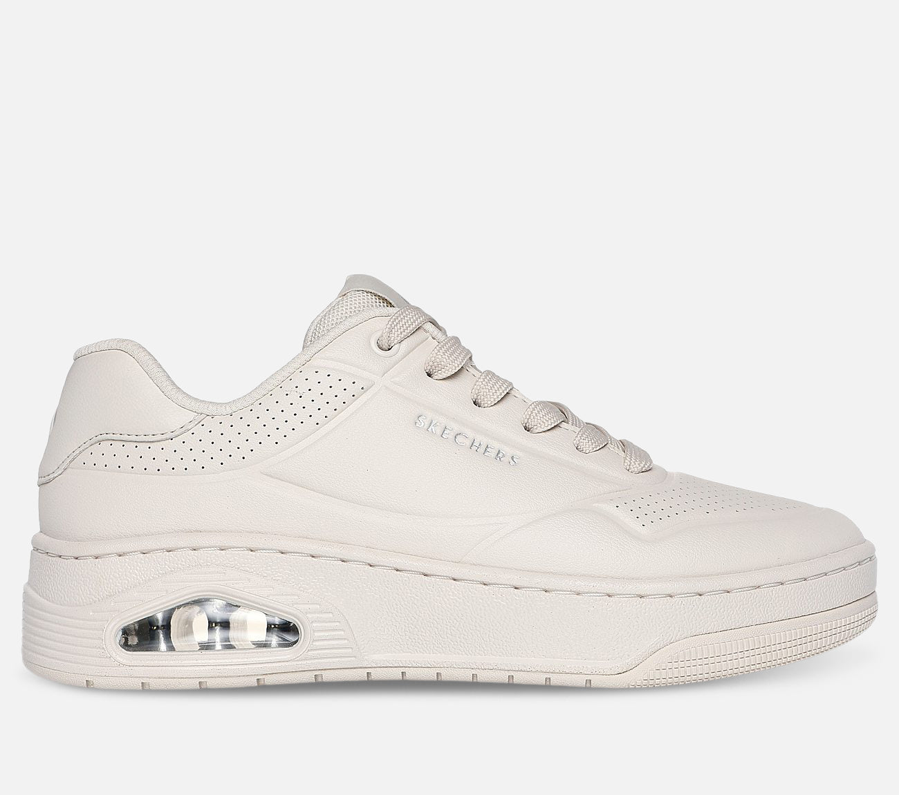 Uno Spring Break Uno Court - Fast Break | Råhvid damesneakers - Køb online – Skechers.dk