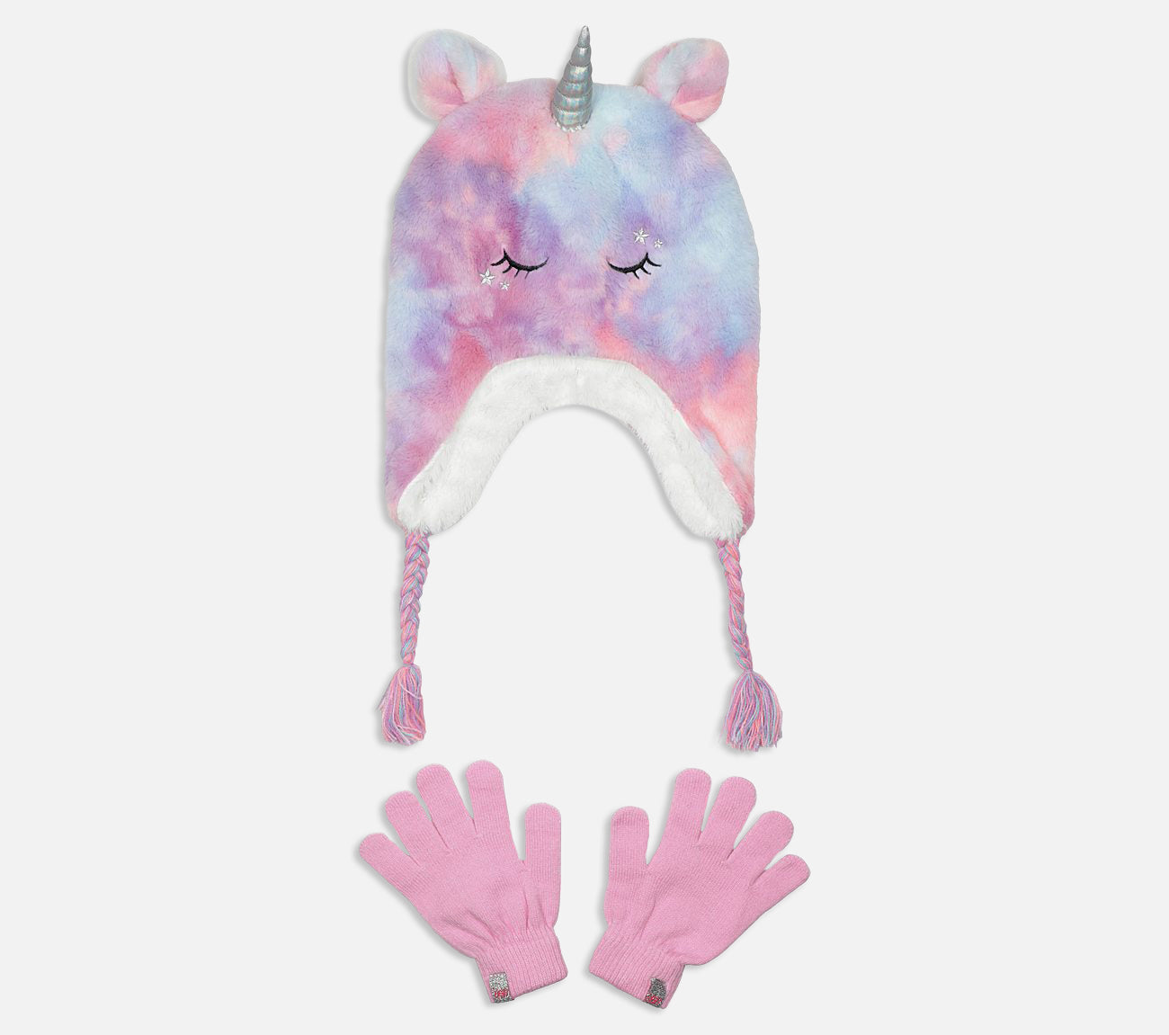 Plush Tie-Dye Unicorn Hat Sæt Hat Skechers.dk