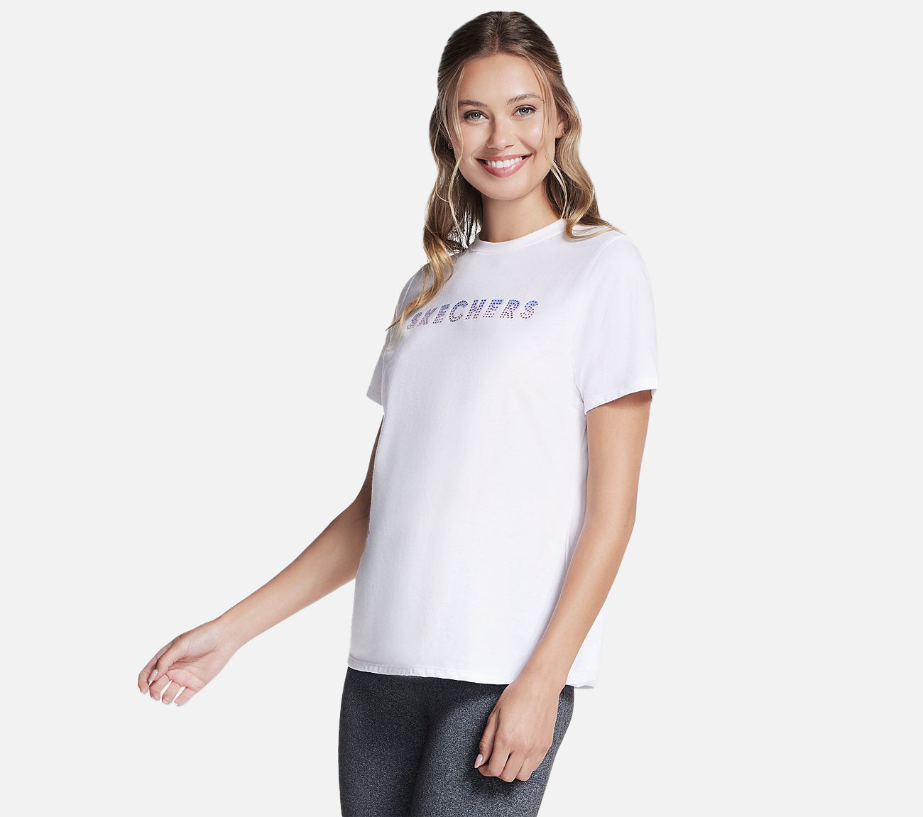 Gradient Short Sleeve Tee Clothes Skechers.dk