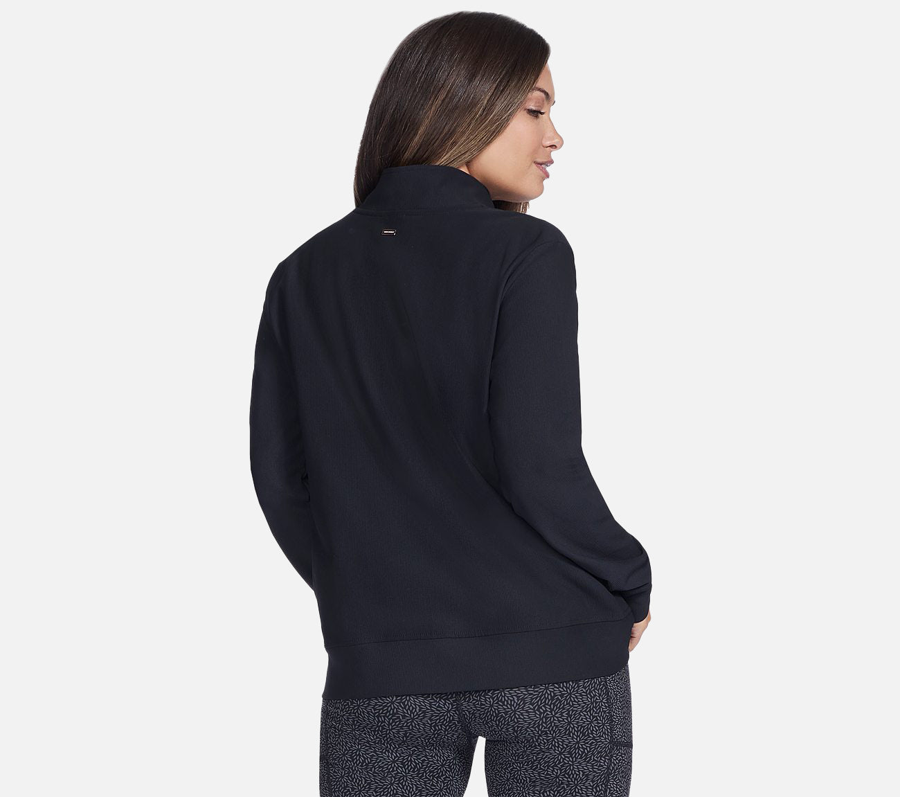 GO LUXE RIB Full Zip Jacket Clothes Skechers.dk