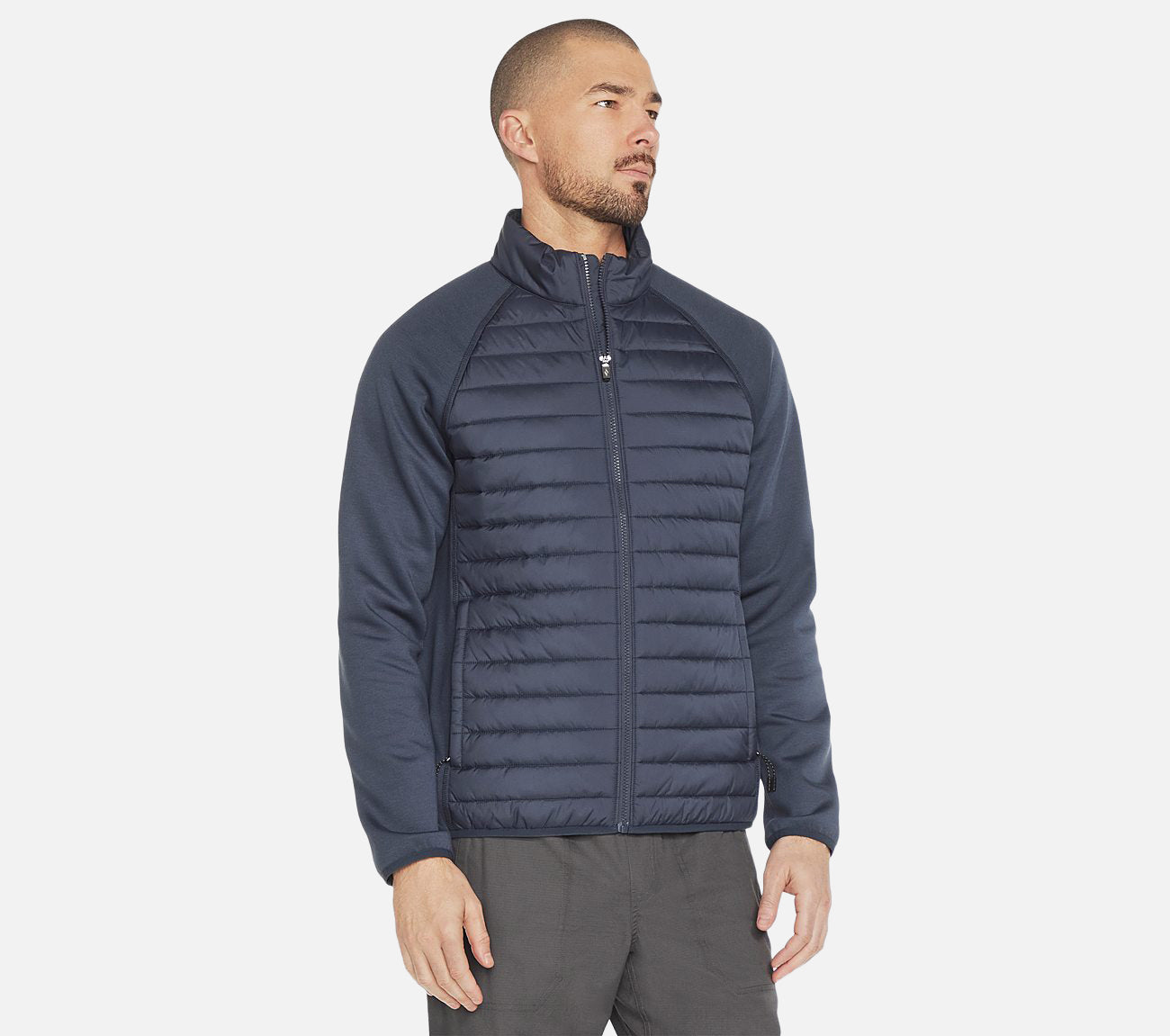 Hoodless Hoodies Cozy Fit Hybrid Jacket Clothes Skechers.dk