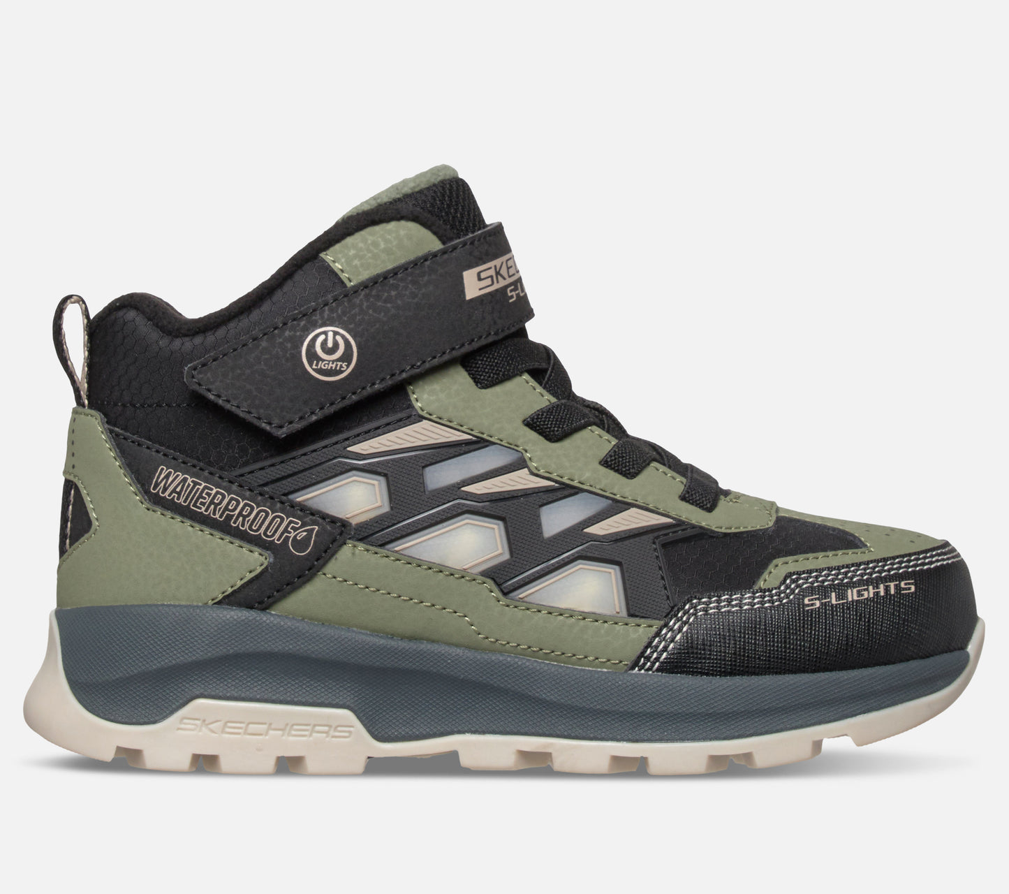 S-Lights: Storm Blazer – Glow Trail - Waterproof Boot Skechers.dk