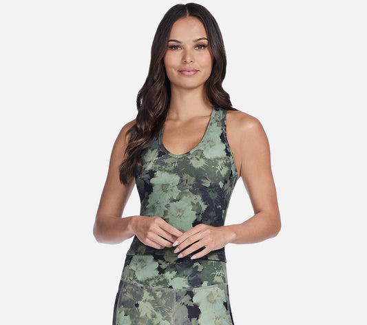 GO FLEX RIB Inbloom V-Neck Tank Clothes Skechers.dk