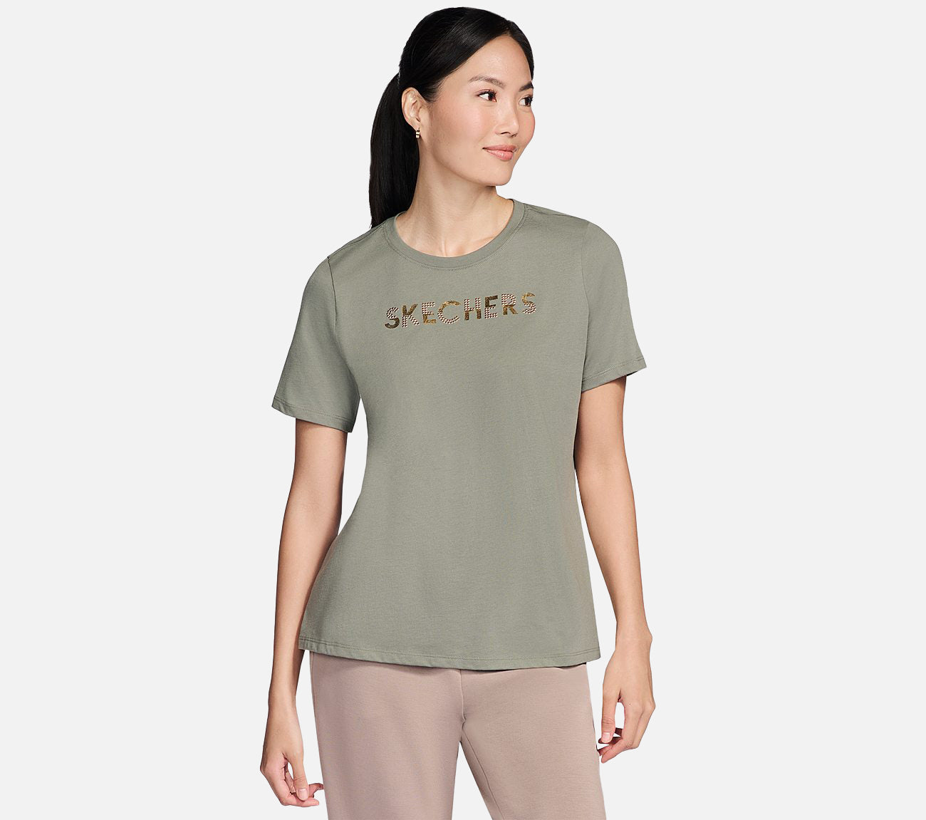 Dazzle Short Sleeve Tee Clothes Skechers.dk