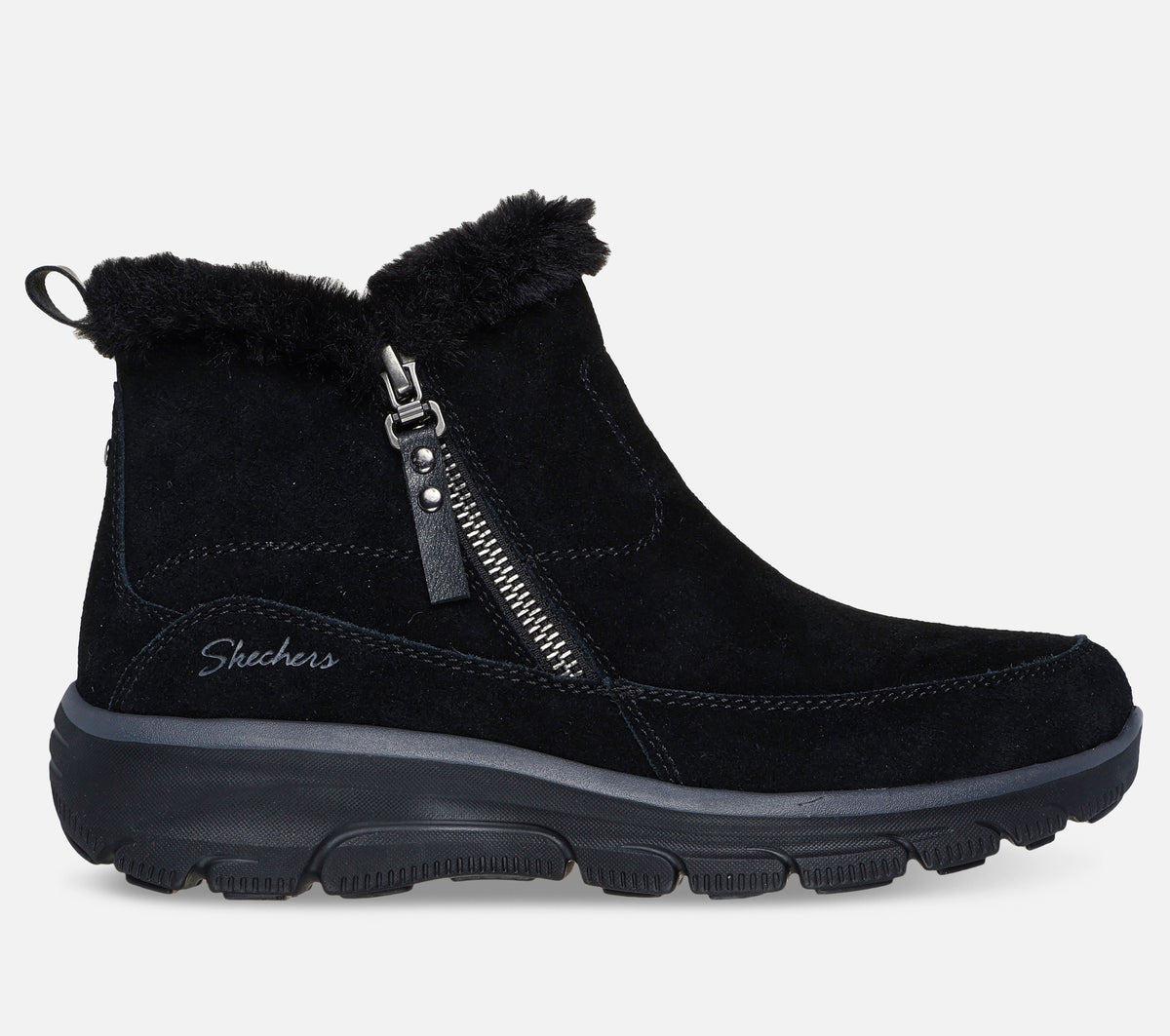 Wide Fit: Easy Going – Cool Zip! Boot Skechers.dk