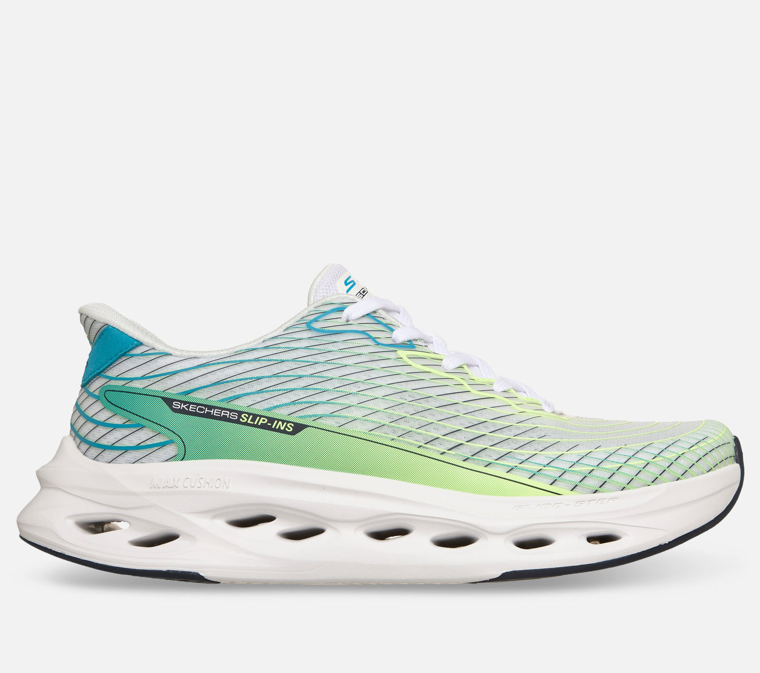 Slip-ins: Max Cushioning Glide-Step - Sapphire Shoe Skechers.dk