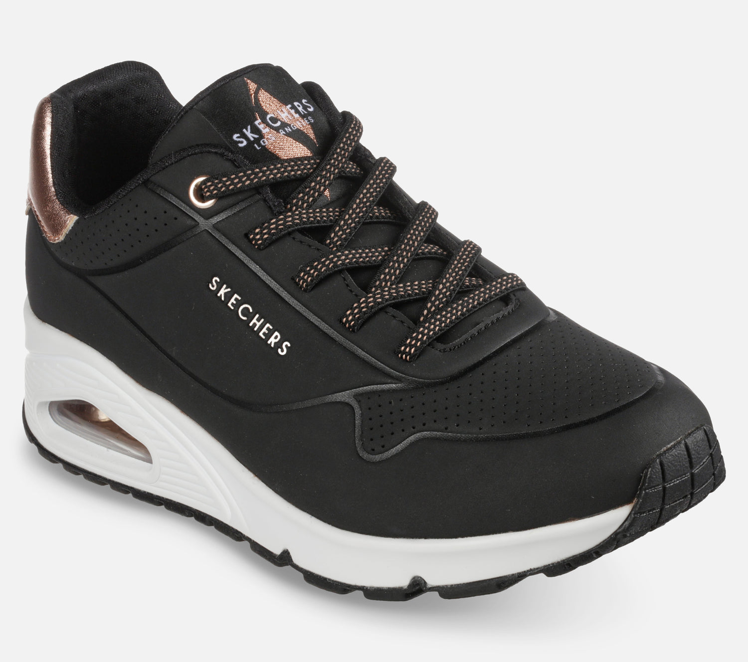 Wide Fit: Uno - Shimmer Away Shoe Skechers.dk