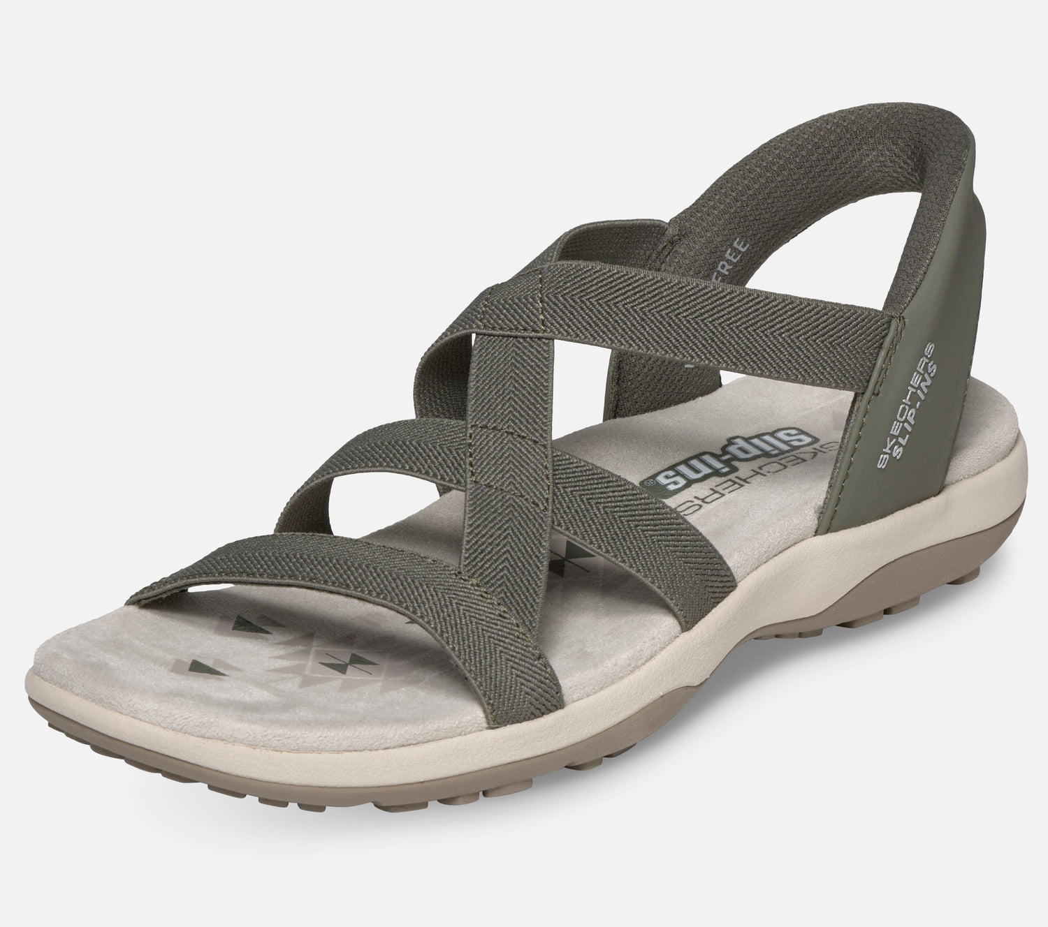 Slip-ins: Reggae Slim - Stretch Flex Sandal Skechers.dk