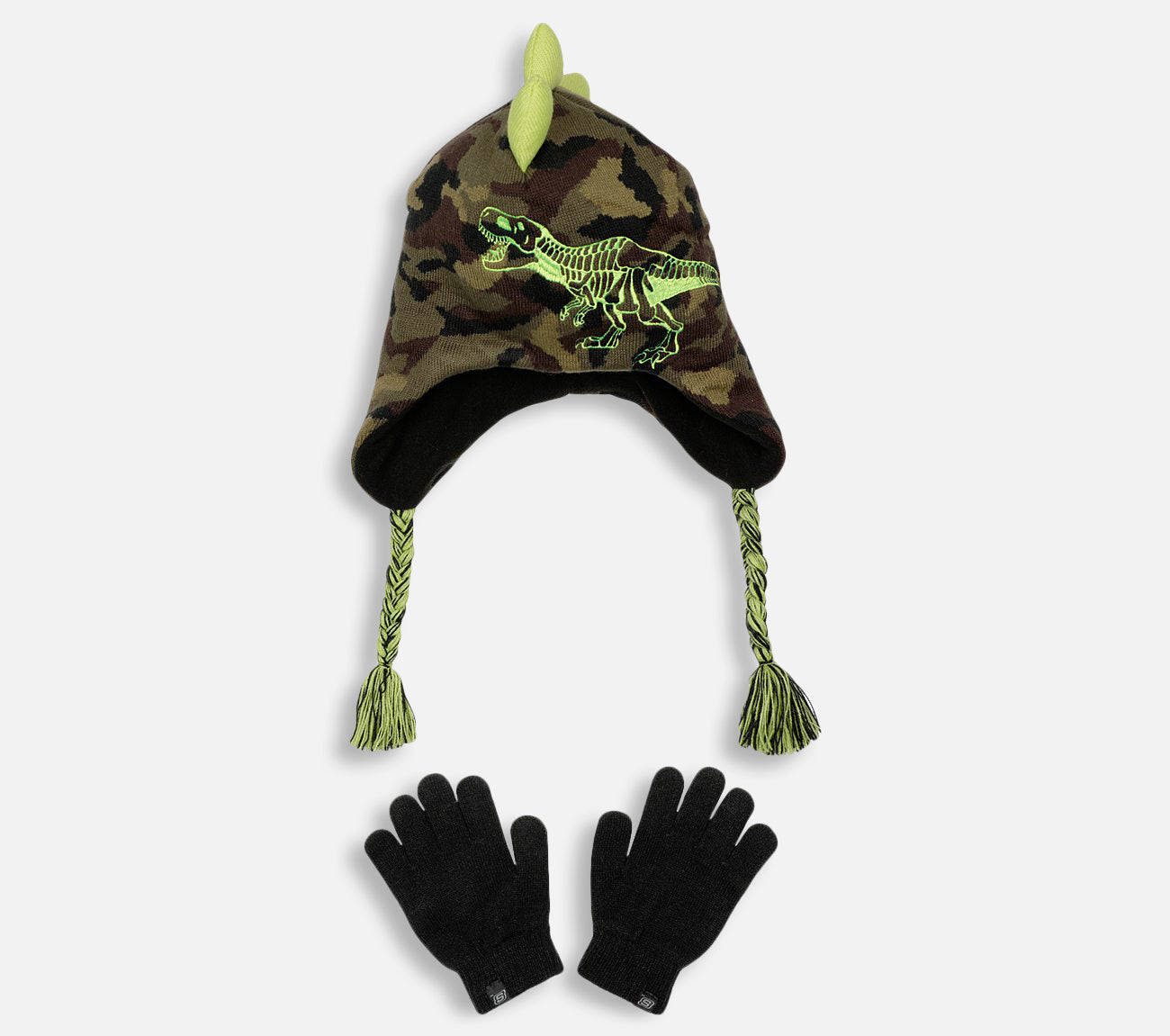 Camouflage T-rex Hat and Glove Set Hat Skechers.dk