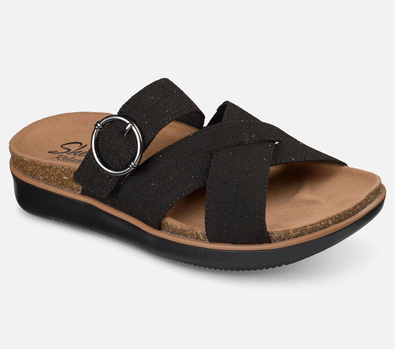 Relaxed Fit: Lifted Comfort - Charming Sparkle Sandal Skechers.dk