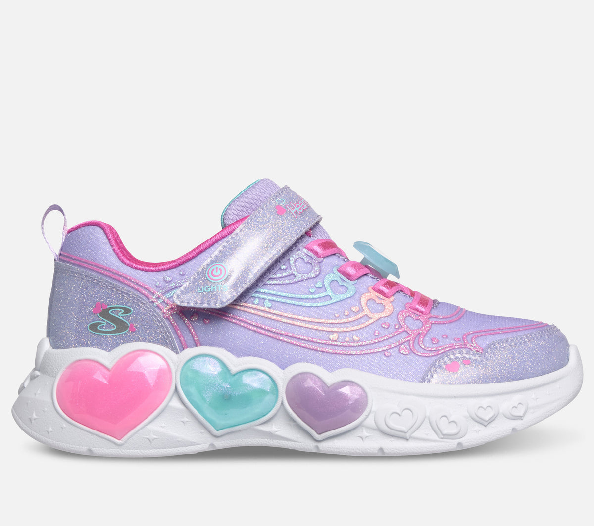 S-Lights: Enchanted Heart Lights Shoe Skechers.dk