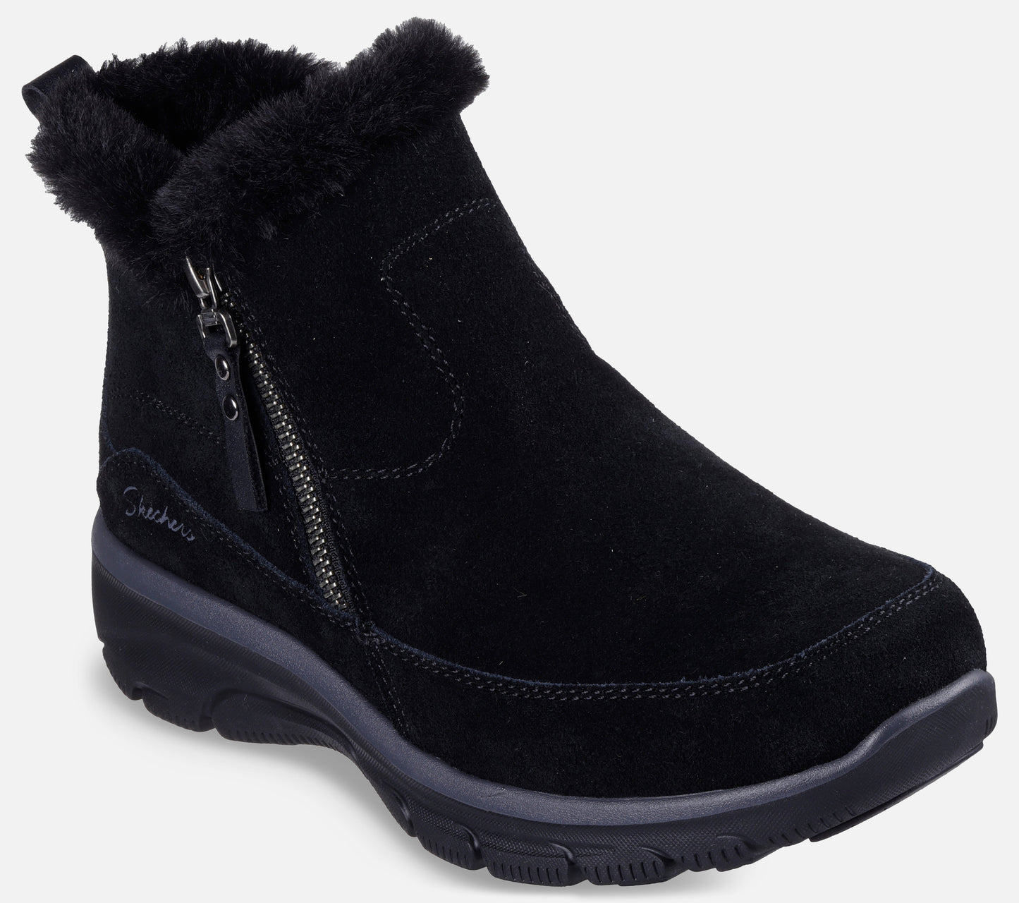 Wide Fit: Easy Going – Cool Zip! Boot Skechers.dk