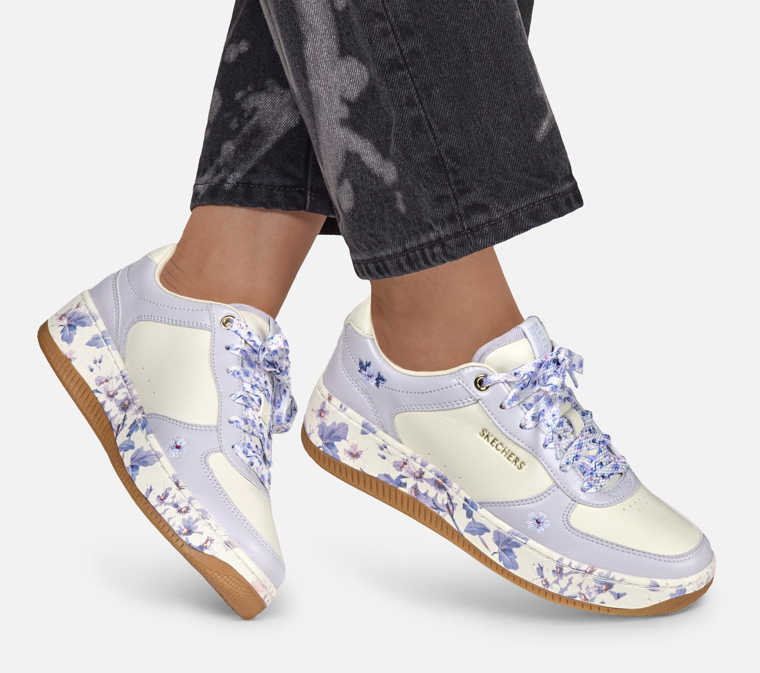 Sport Court 2.0 - Floral Frenzy Shoe Skechers.dk