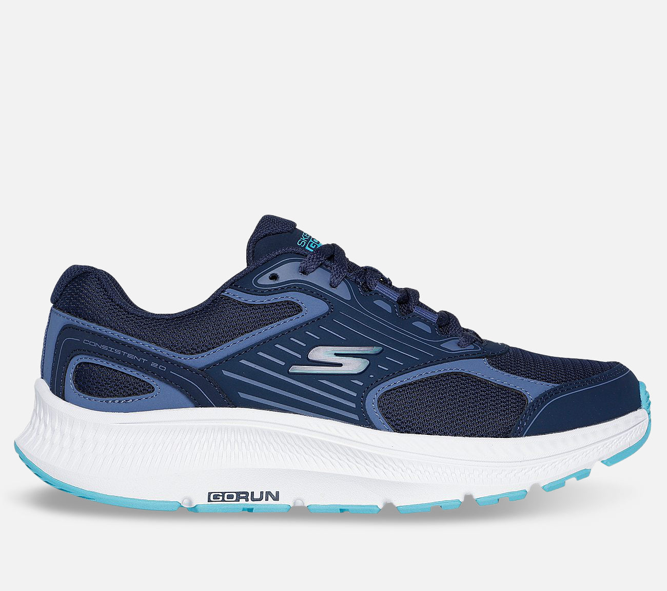 Skechers GO RUN Consistent 2.0 | Navy damesko - Køb online – Skechers.dk