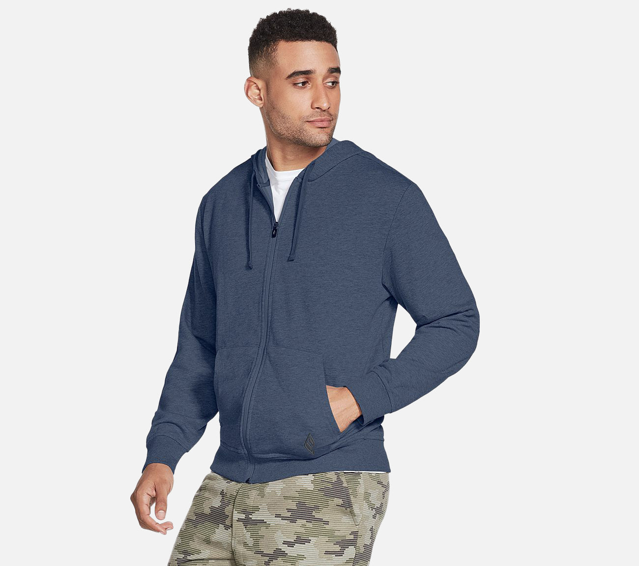 GO WALK Everywhere Full Zip Hoodie Clothes Skechers.dk