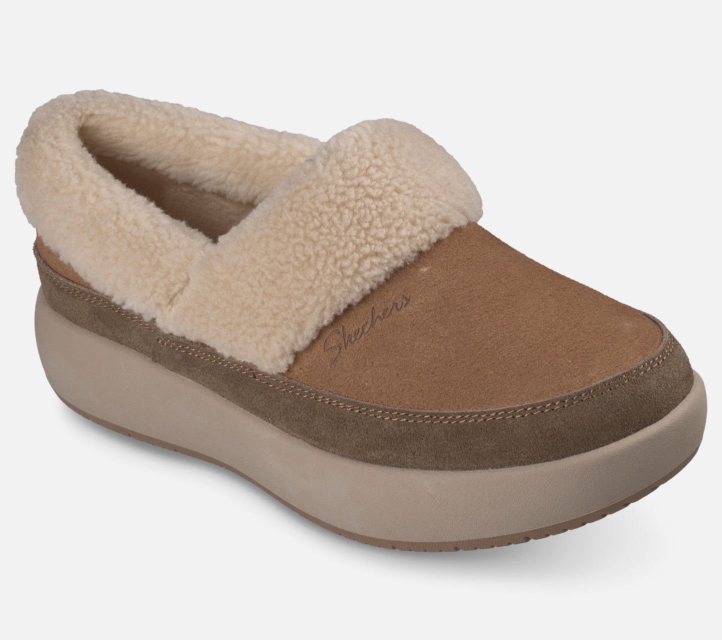 Relaxed Fit: Cozy Lodge - Cedar Snuggle Slipper Skechers.dk