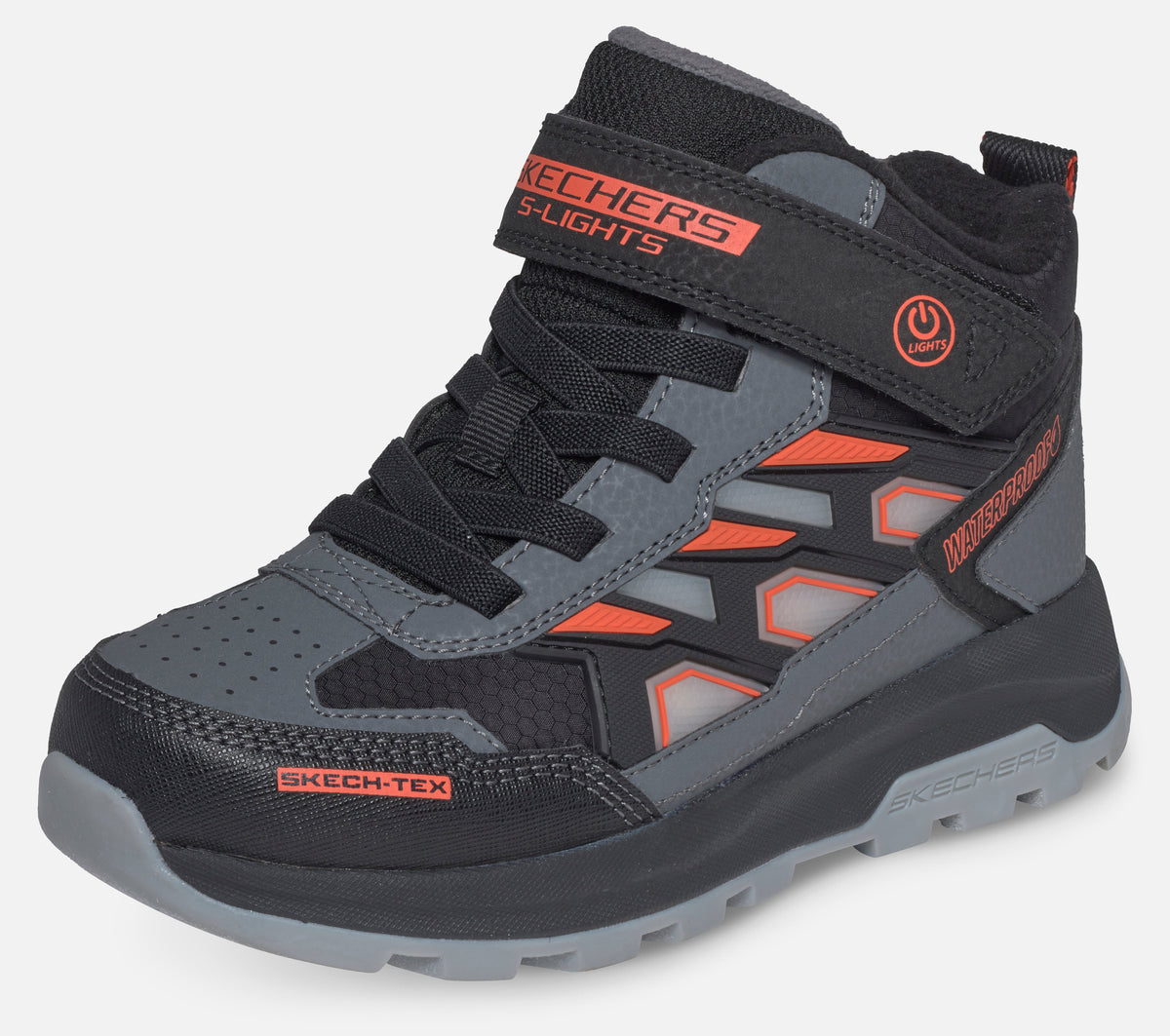 S-Lights: Storm Blazer – Glow Trail - Waterproof Boot Skechers.dk