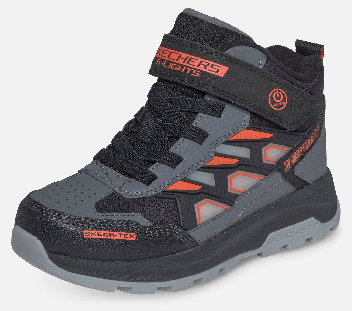 S-Lights: Storm Blazer – Glow Trail - Waterproof Boot Skechers.dk