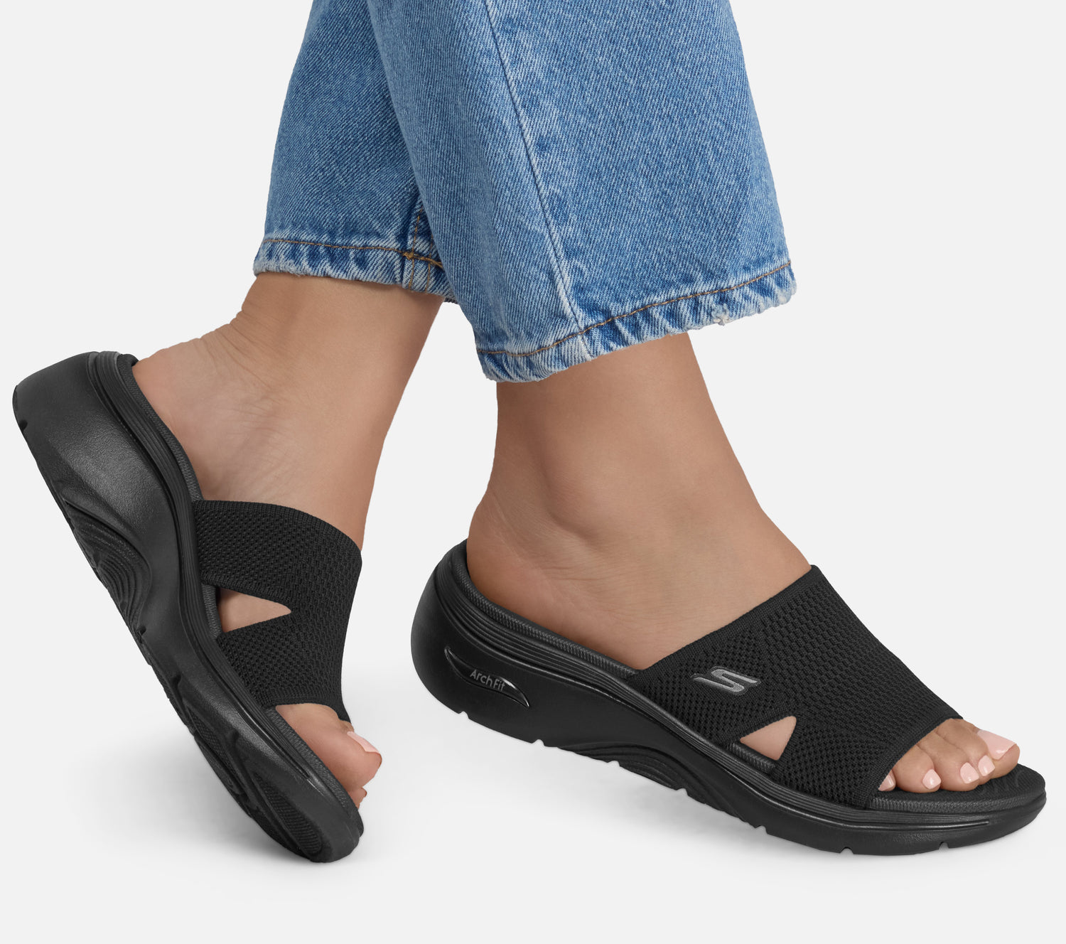 Wide Fit: Go Walk Arch Fit 2.0 - Dakota Sandal Skechers.dk