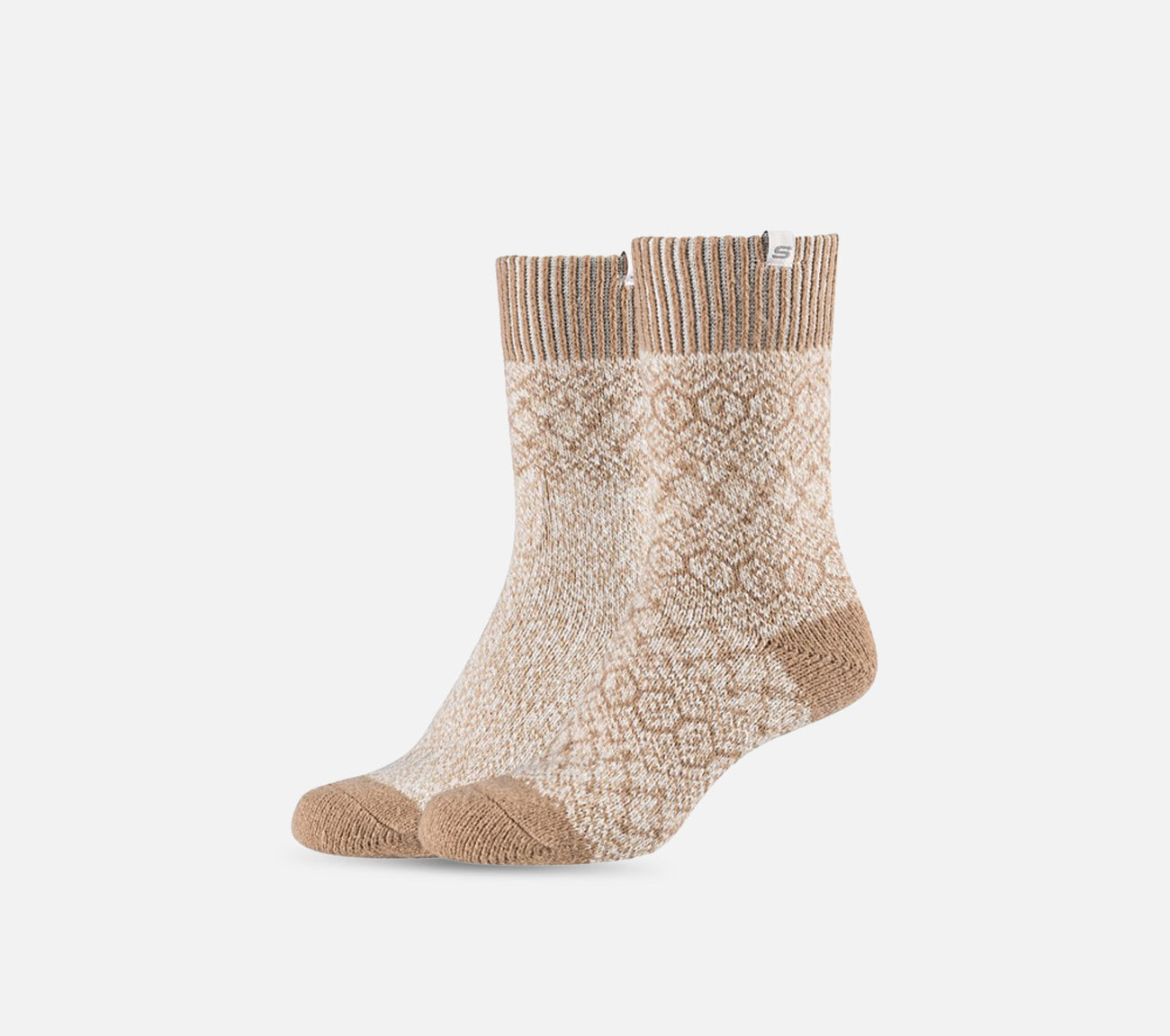 2-pak strømper i jacquard-mønster Sock Skechers