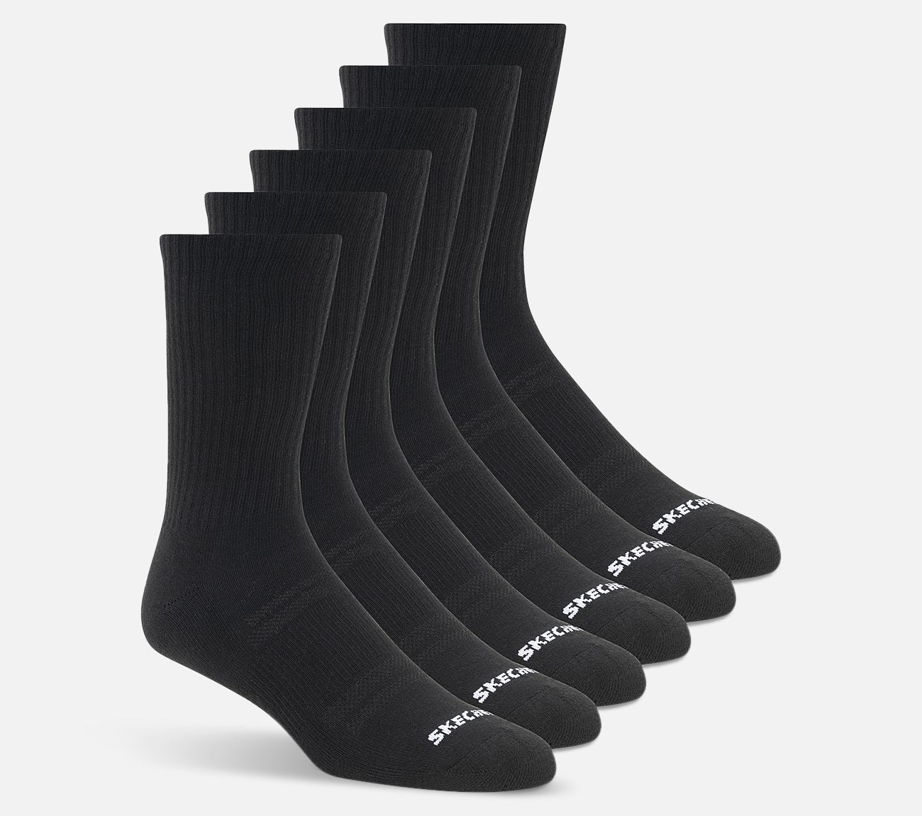 6-pak sporty crew-strømper Sock Skechers.dk