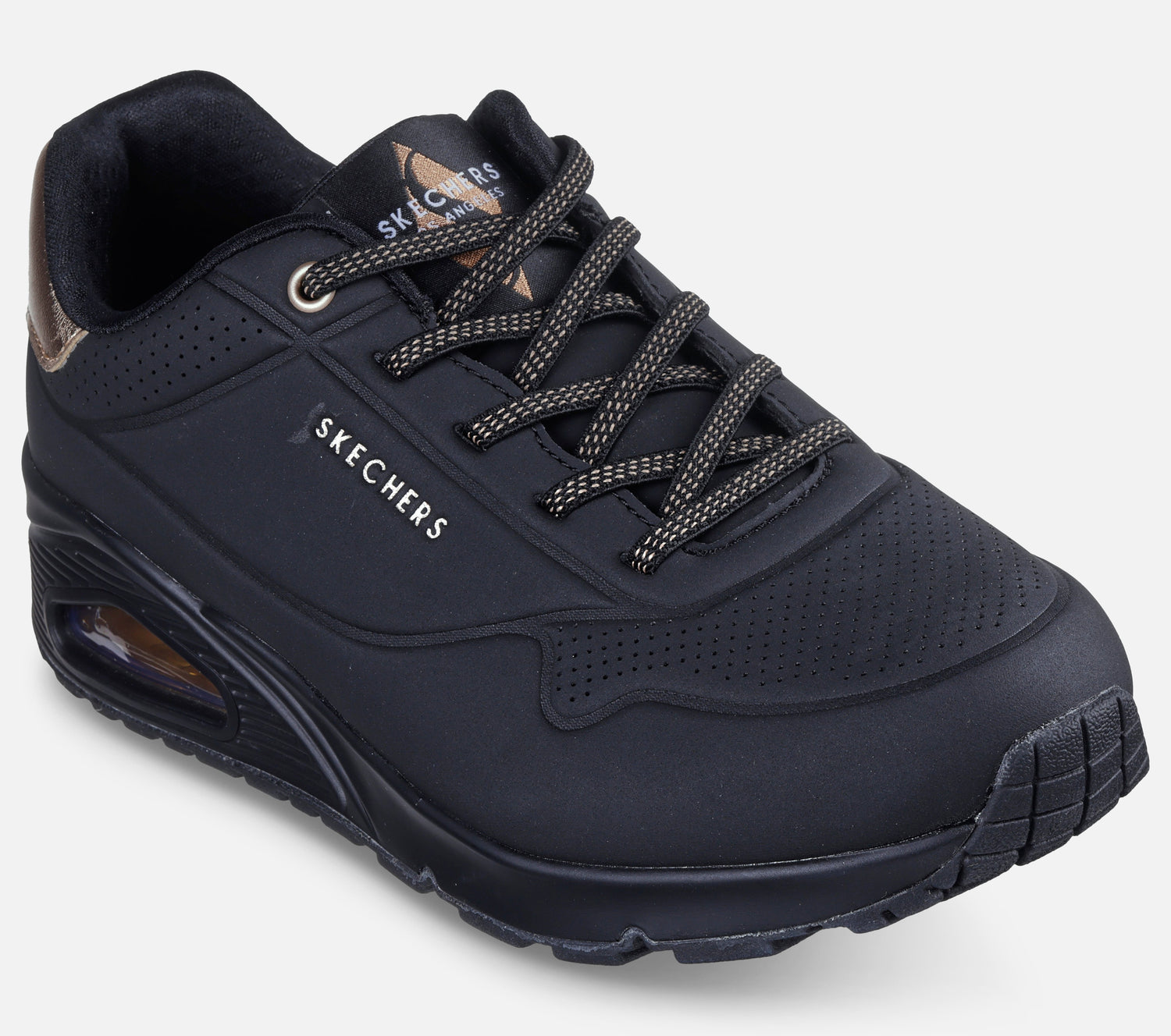 Wide Fit: Uno - Shimmer Away Shoe Skechers.dk