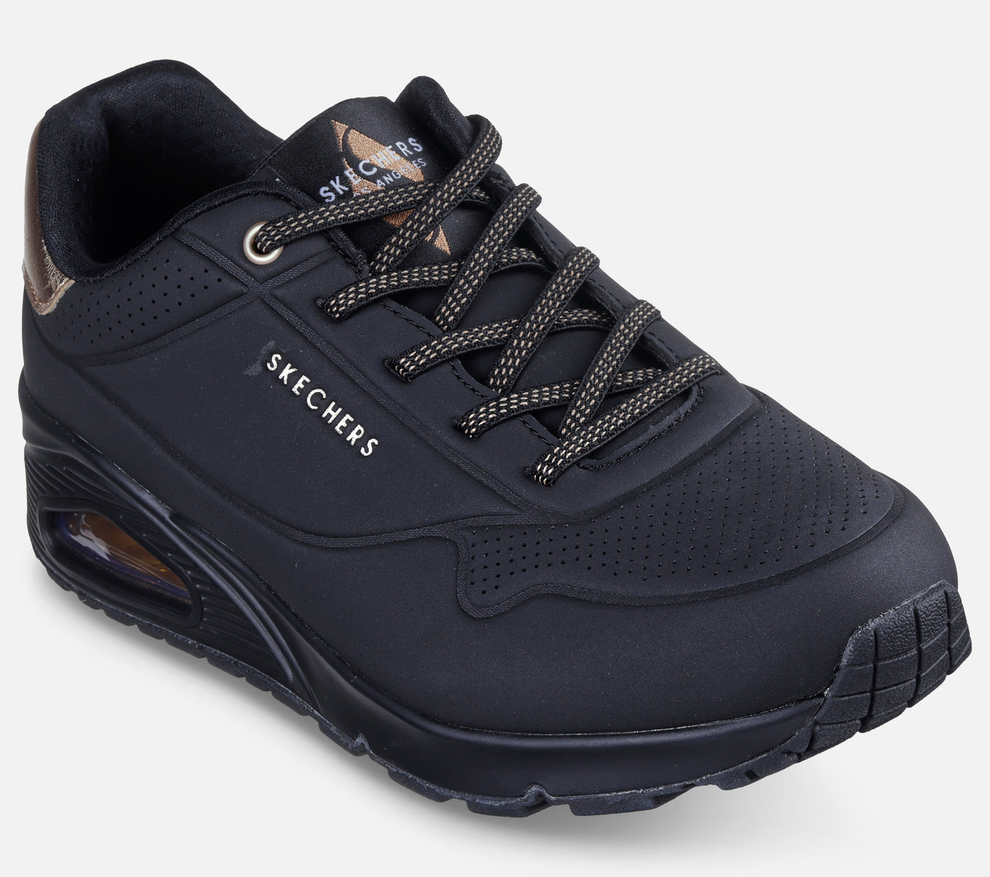 Wide Fit: Uno - Shimmer Away Shoe Skechers.dk