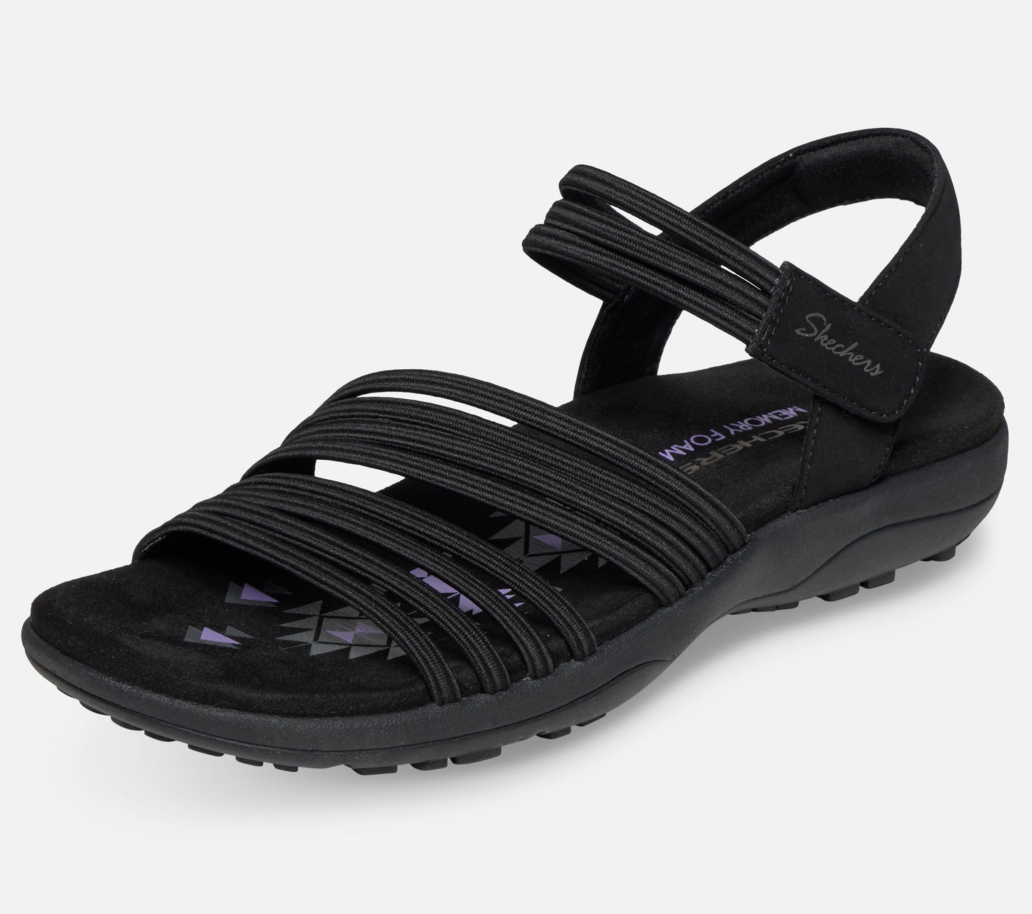Wide Fit: Reggae Slim - Coffee Run Sandal Skechers.dk