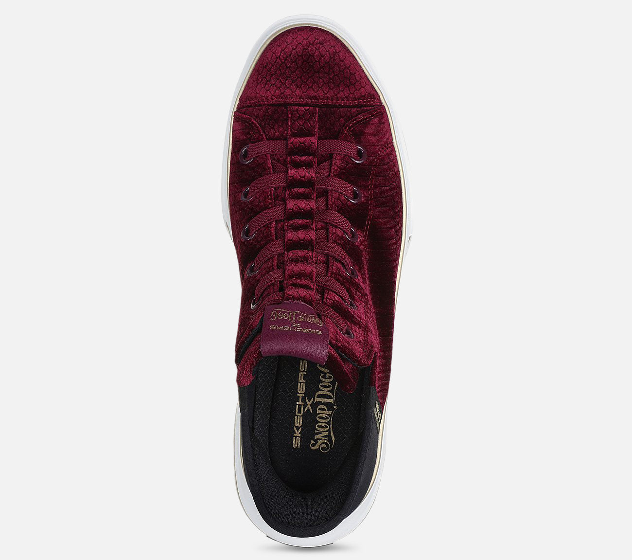 Snoop Dogg: Slip-ins: Snoop One - Boss Life Velvet Shoe Skechers.dk