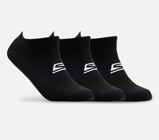 3 Pak Super Stret-Black Sock Skechers