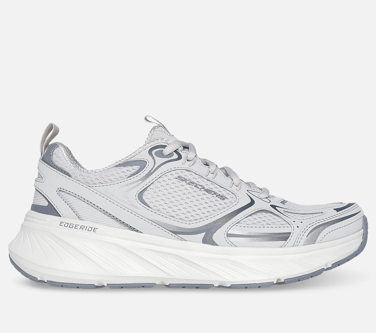 Relaxed Fit: Edgeride - Silver Eclipse Shoe Skechers.dk