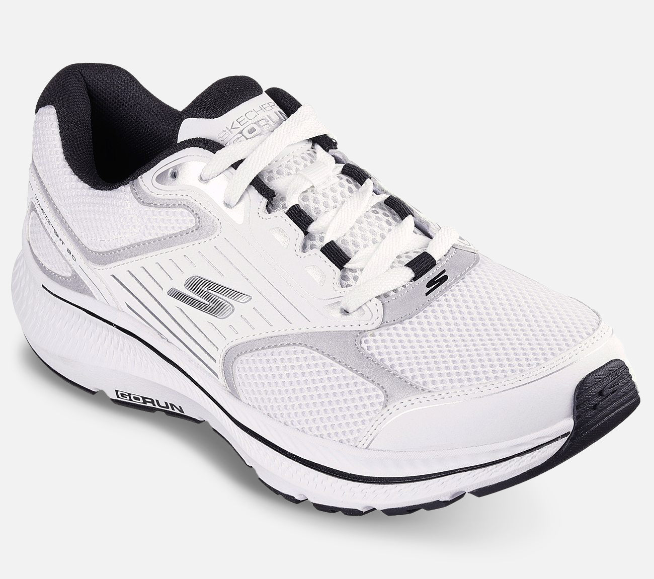 GO RUN Consistent 2.0 - Silver Wolf Shoe Skechers.dk