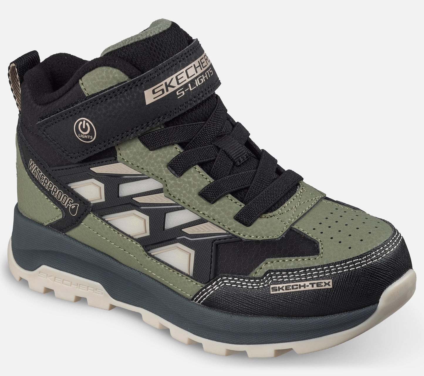 S-Lights: Storm Blazer – Glow Trail - Waterproof Boot Skechers.dk