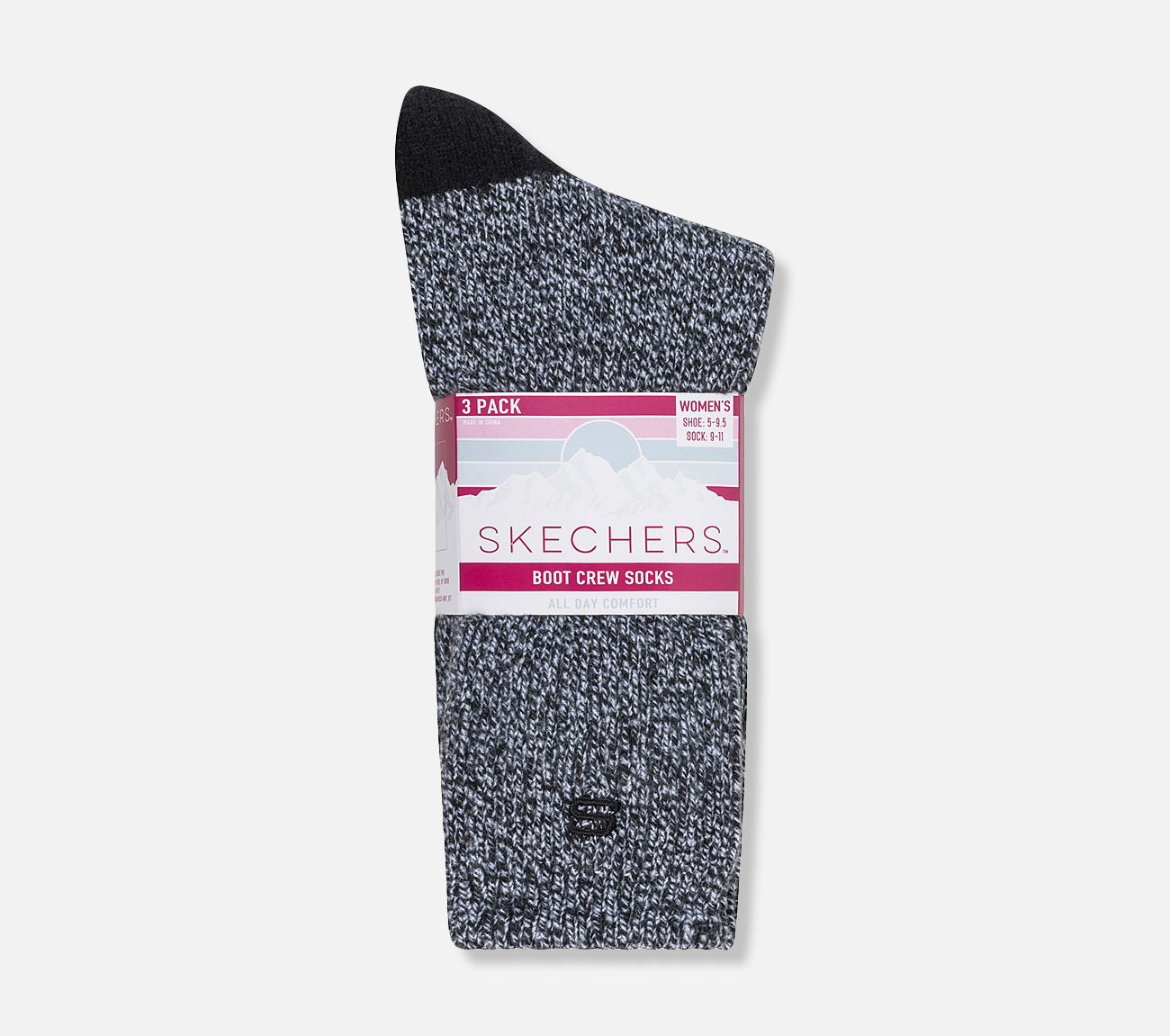 Superbløde støvlestrømper – 3-pak Sock Skechers.dk