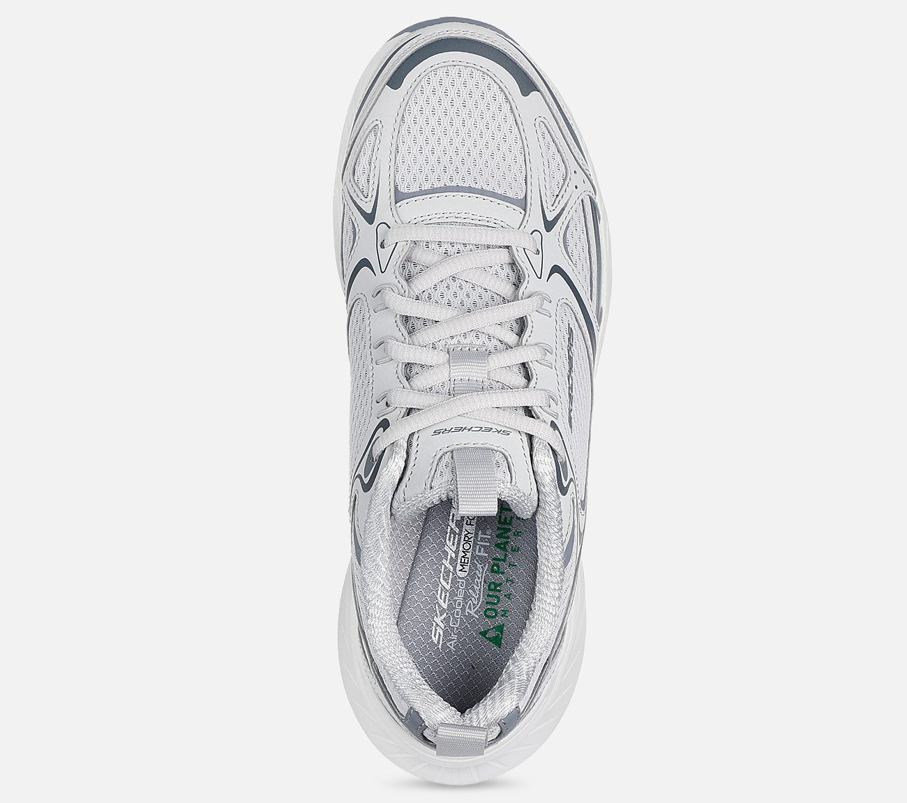 Relaxed Fit: Edgeride - Silver Eclipse Shoe Skechers.dk
